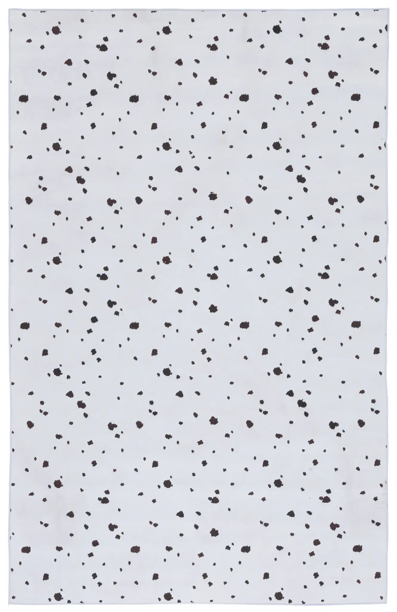 Faux Hide Spotted Washable Rug