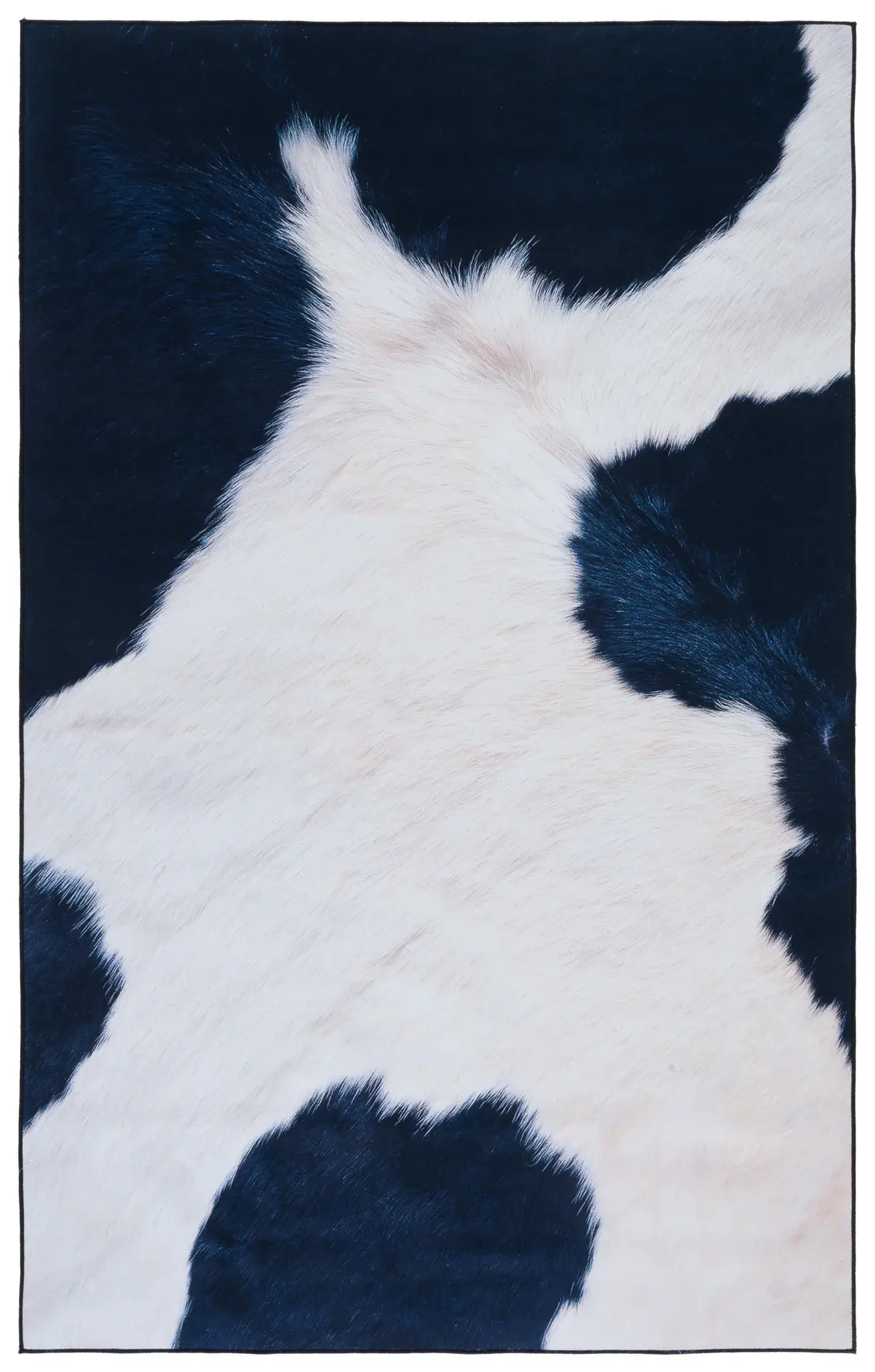 Faux Hide Cowhide Washable Rug