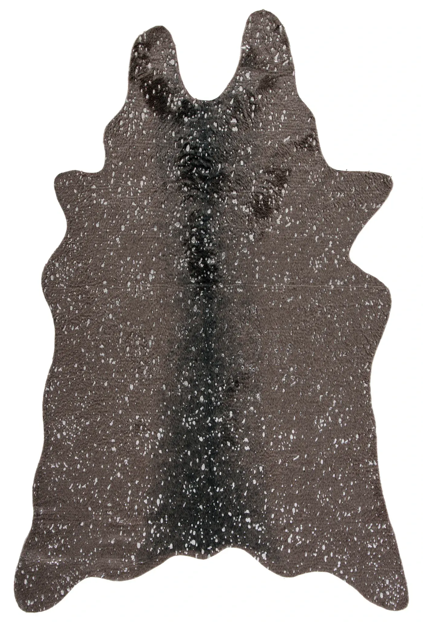 Faux Cowhide Mottled Rug