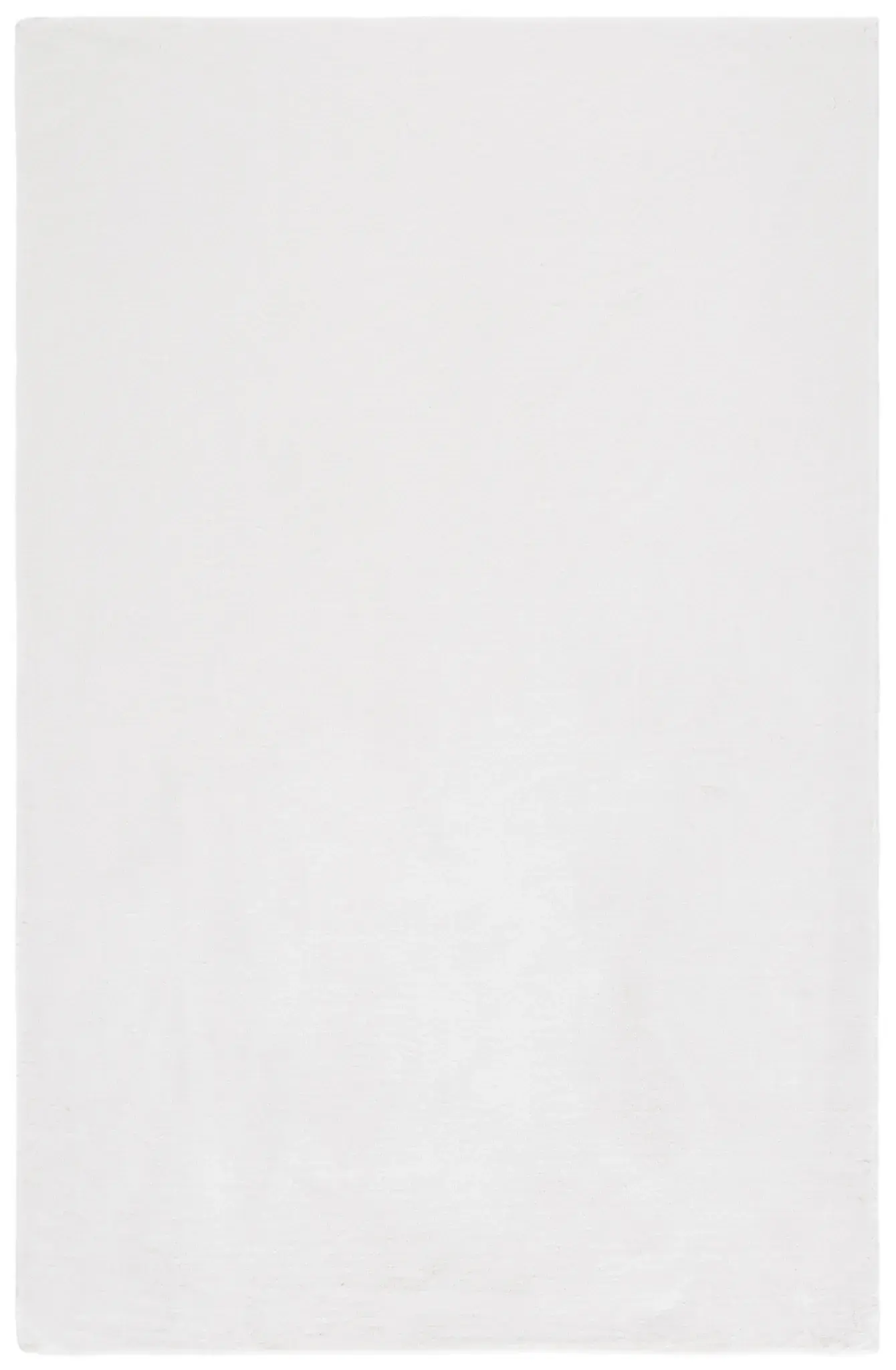 Faux Fur Solid Washable Rug