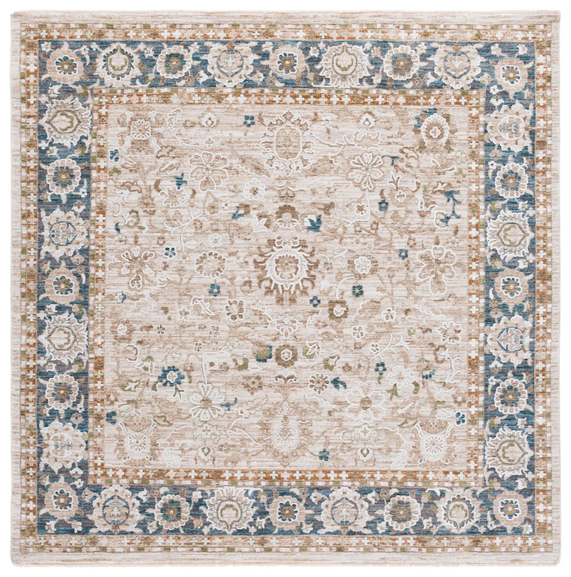 Finley Floral Bordered Rug