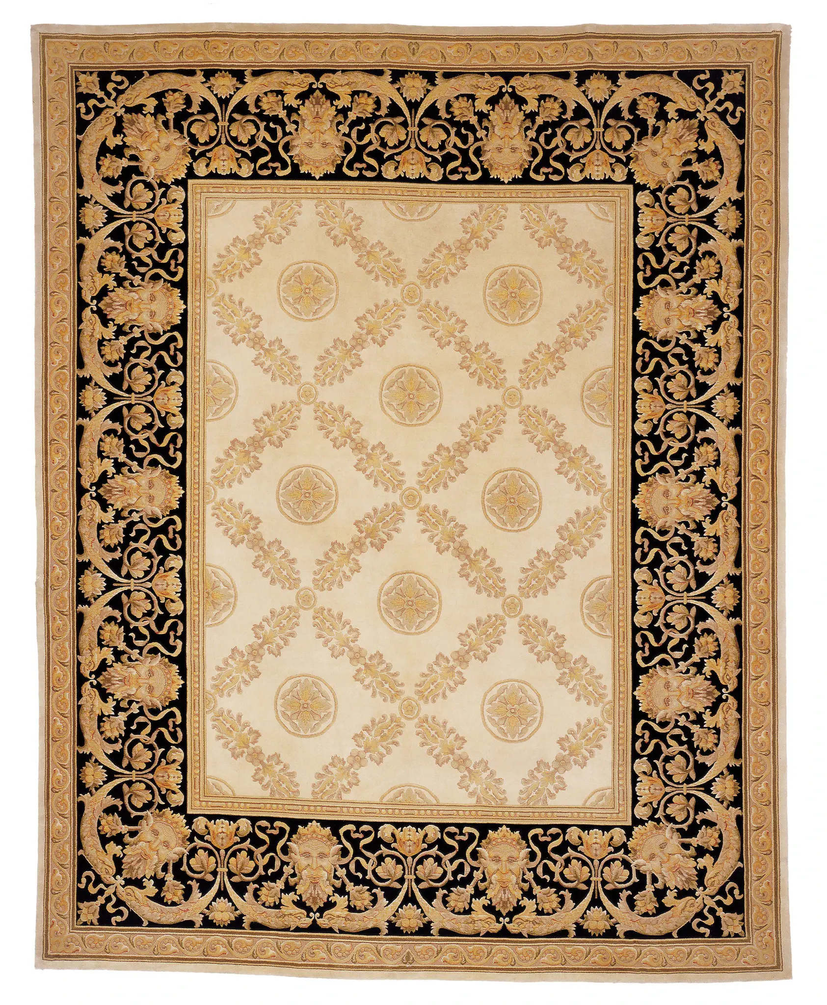 Florence Medallion Hand-Knotted Wool Rug