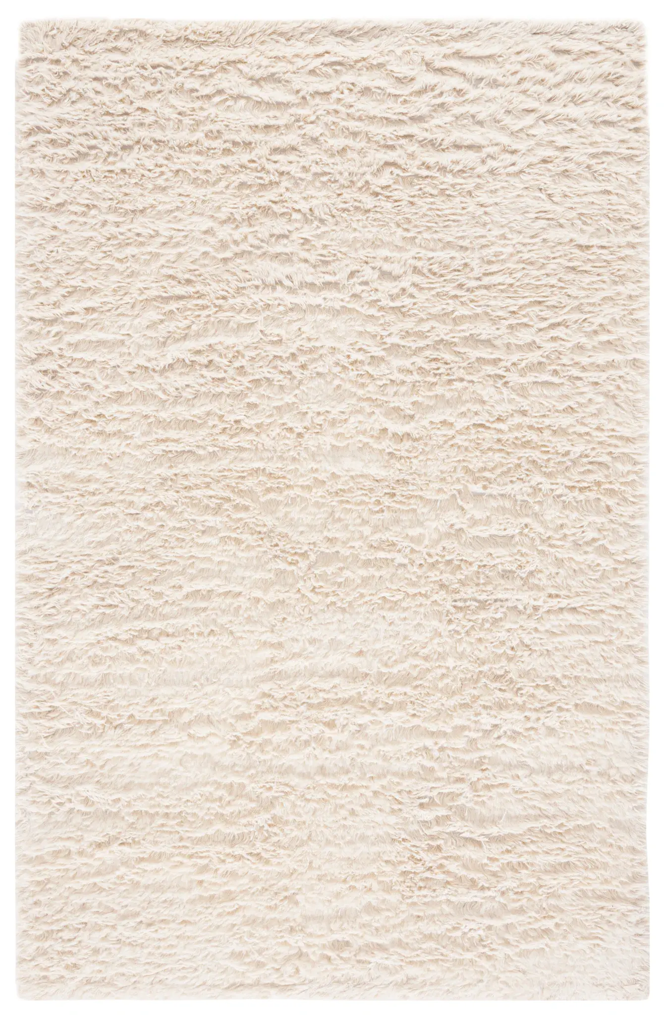 Flokati Solid Hand-Tufted Wool Shag Rug
