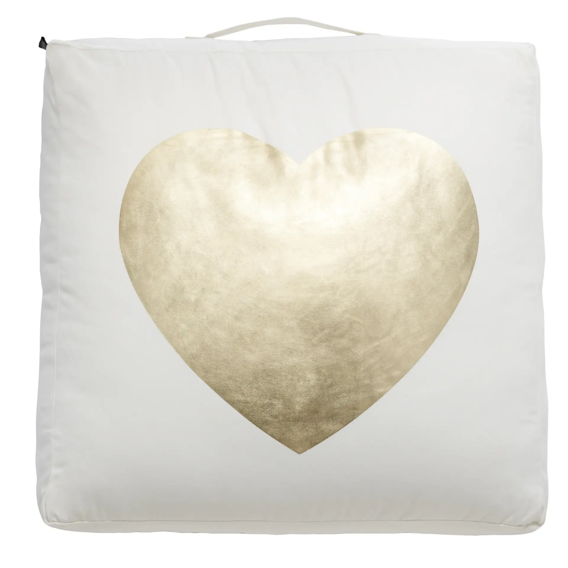 Heart Of Gold Floor Pillow