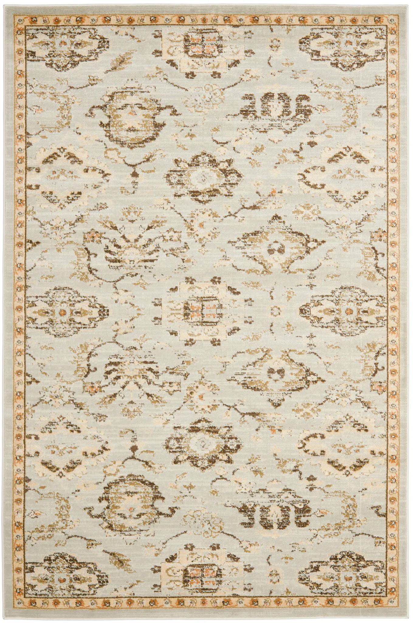 Florenteen Medallion Border Rug