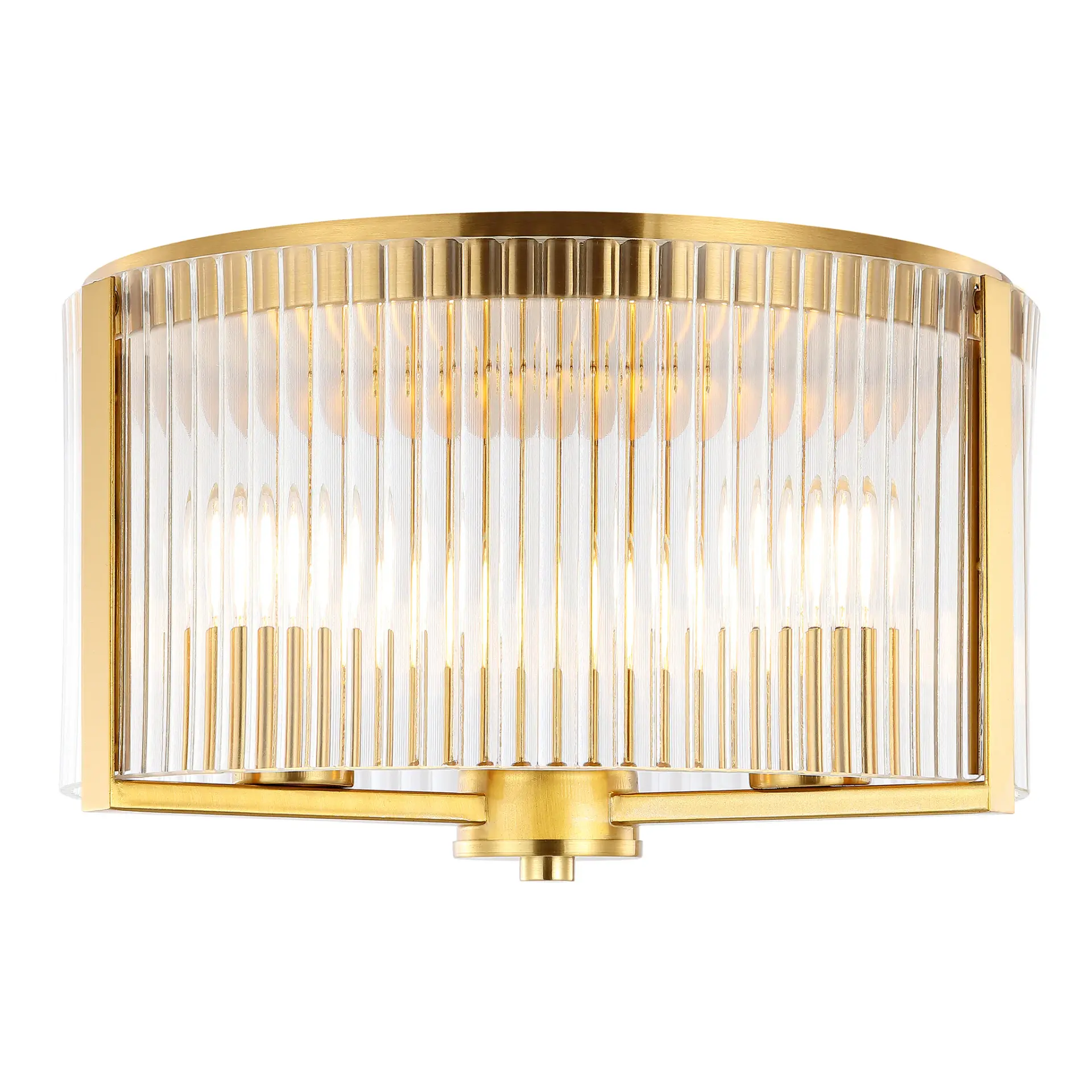 Jetra Three-Light Flush Mount