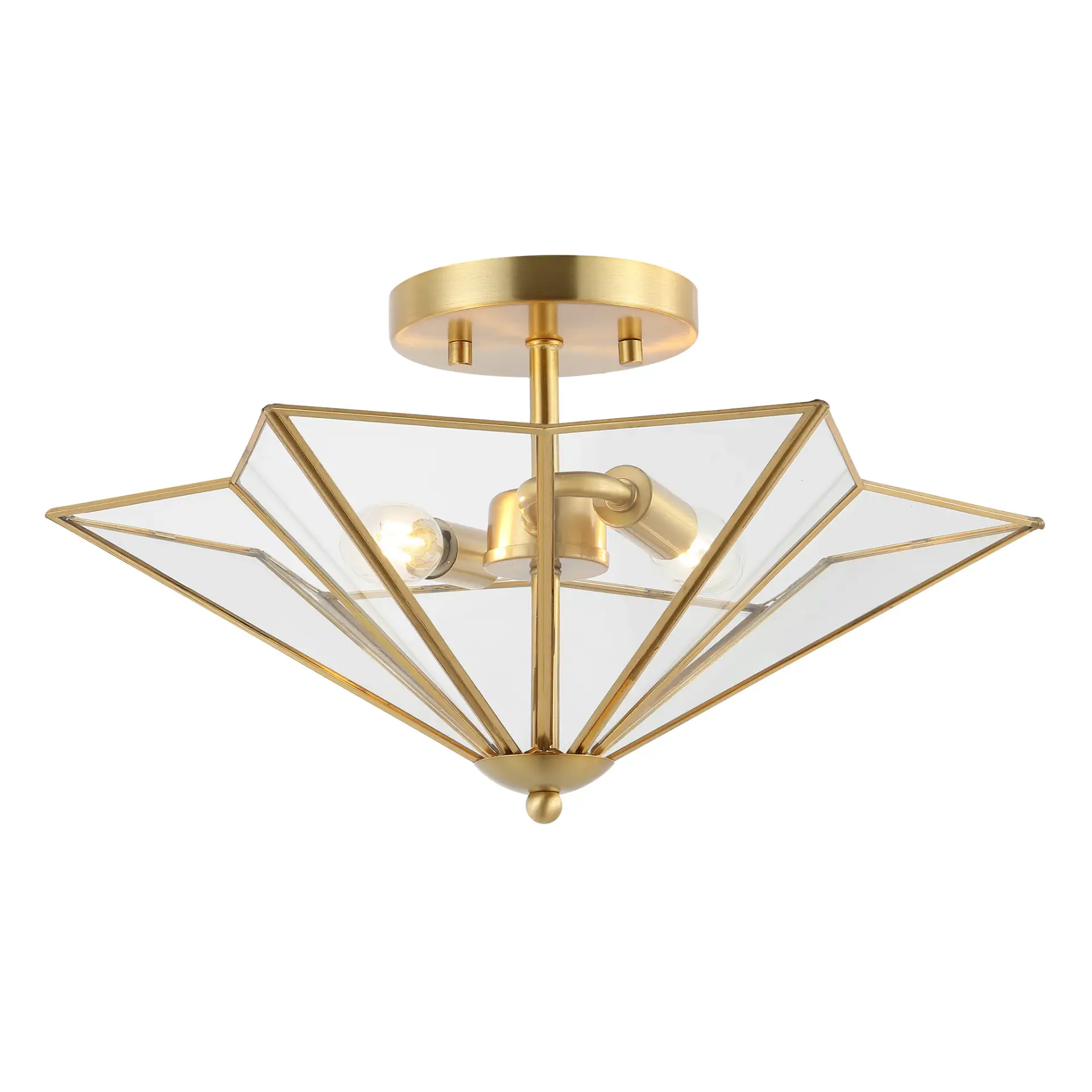Haruna Two-Light Flush Mount