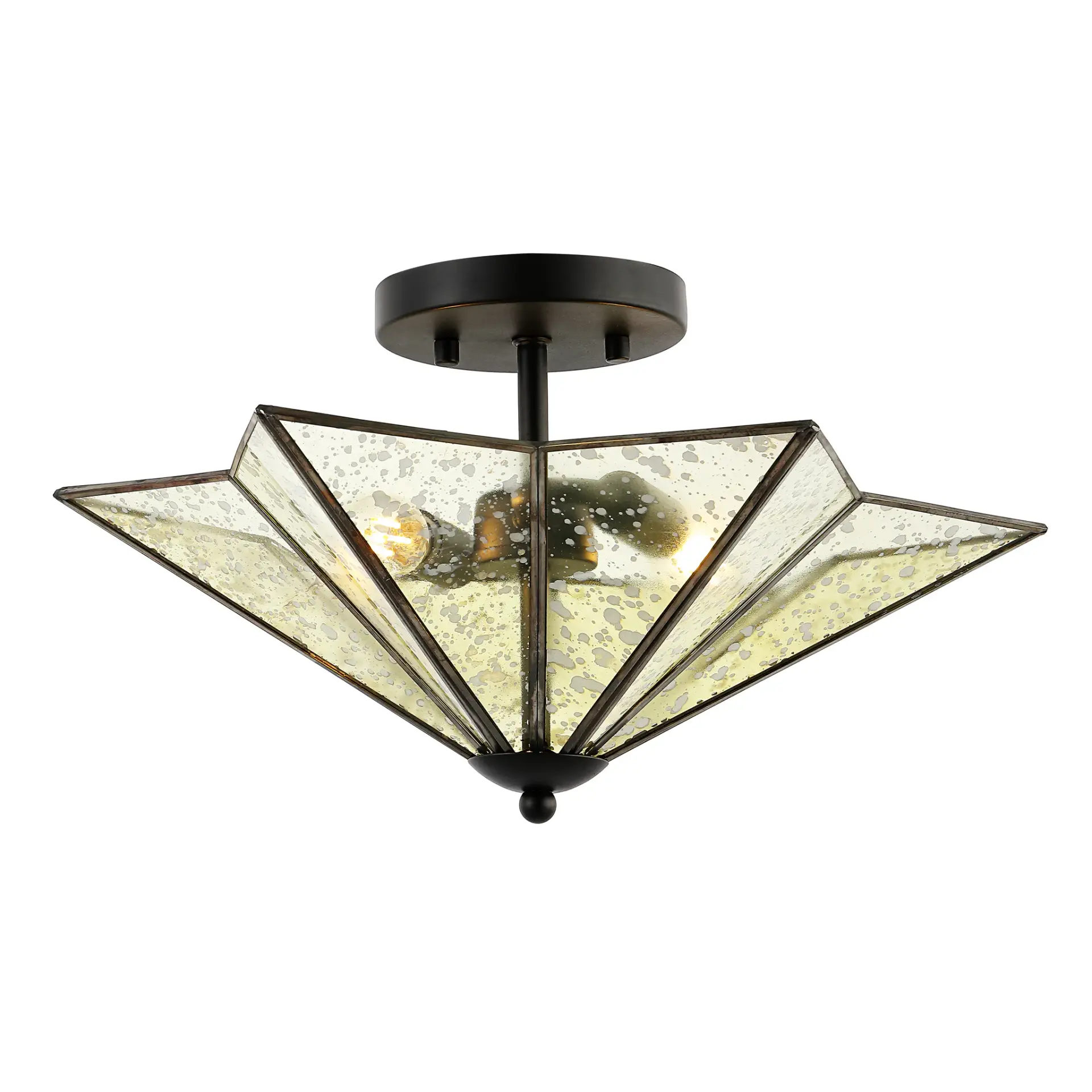 Haruna Two-Light Flush Mount