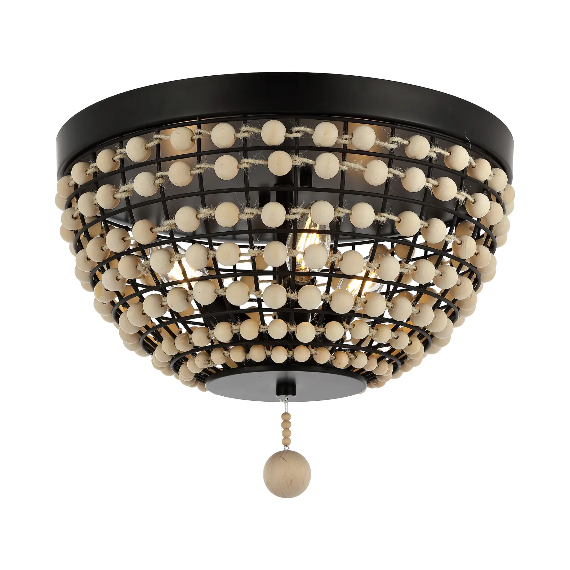 Bolson Three-Light Flush Mount