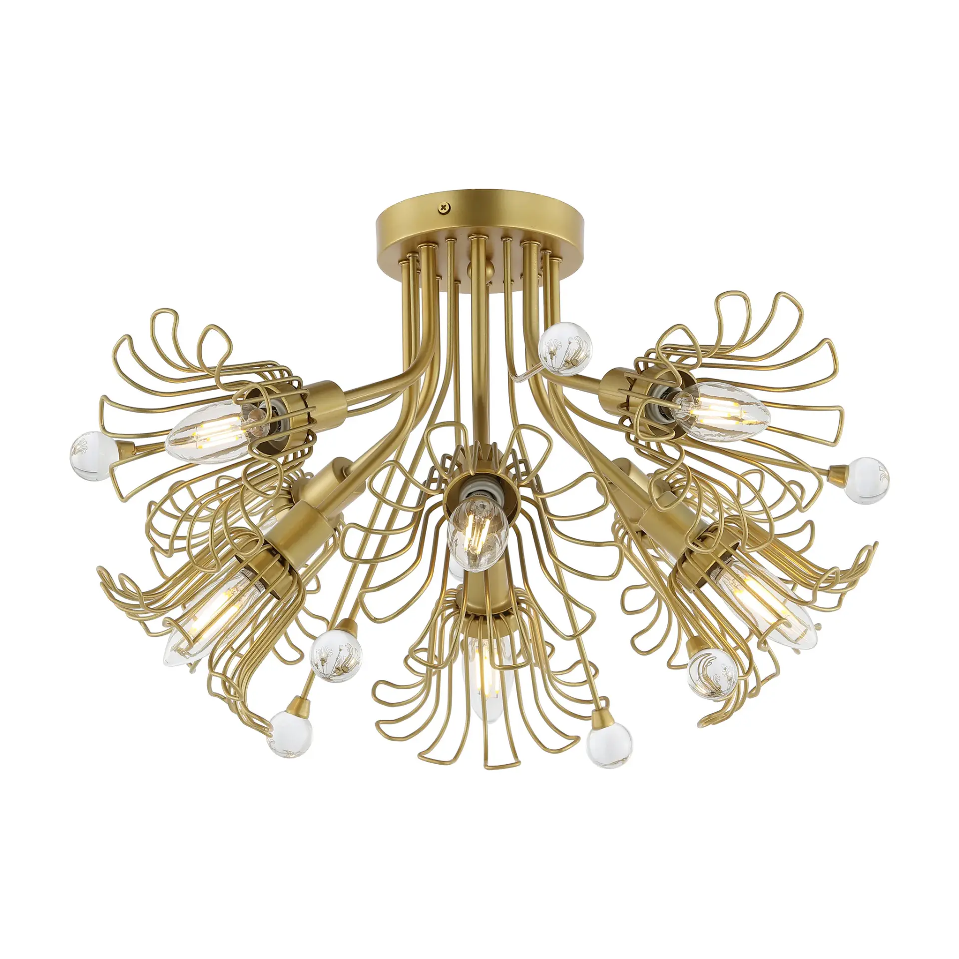 Leandra Eight-Light Flush Mount