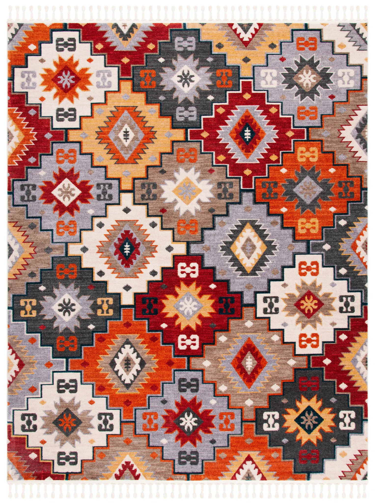 Farmhouse Southwestern Tile Rug