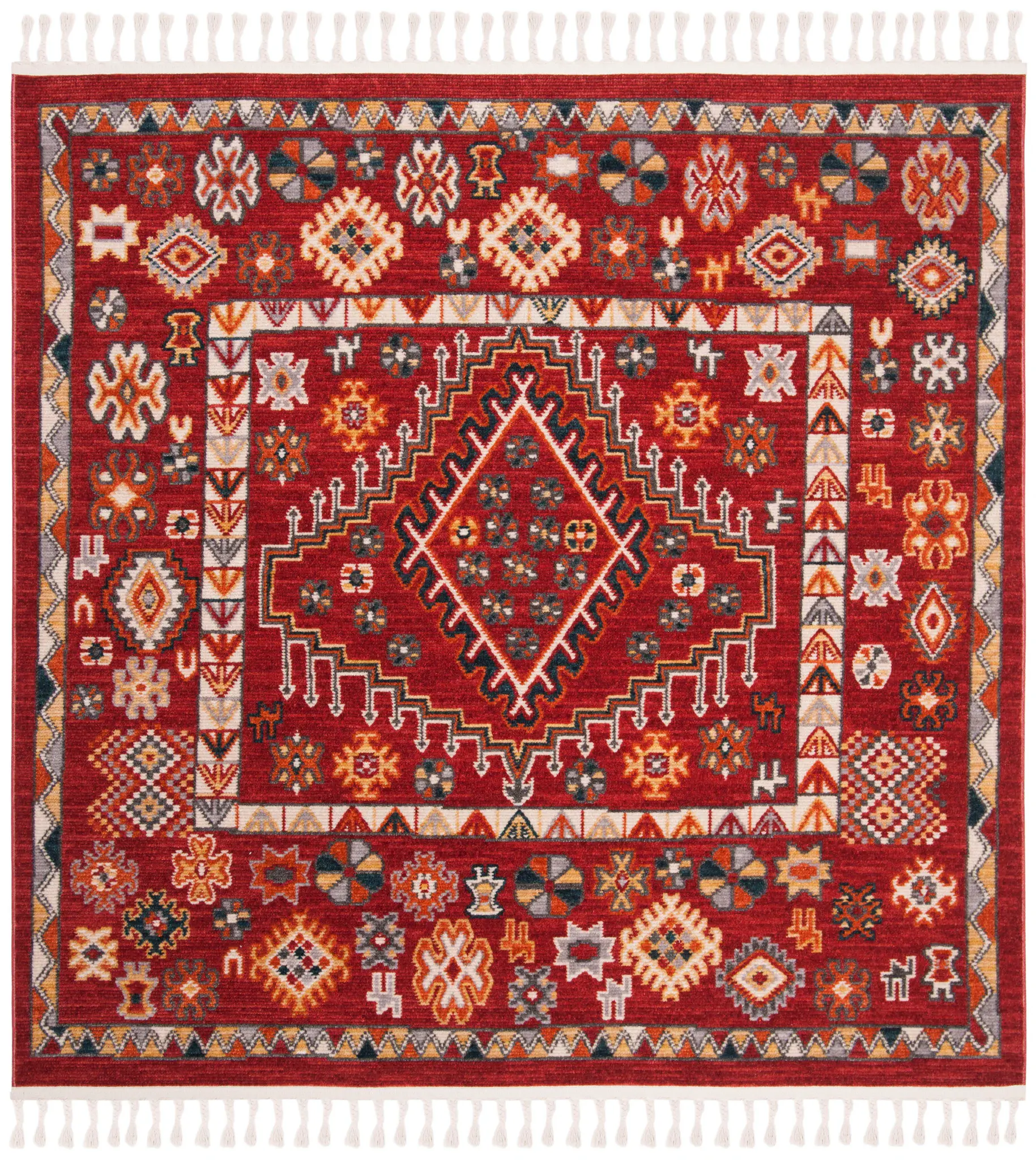 Farmhouse Tribal Medallion Rug