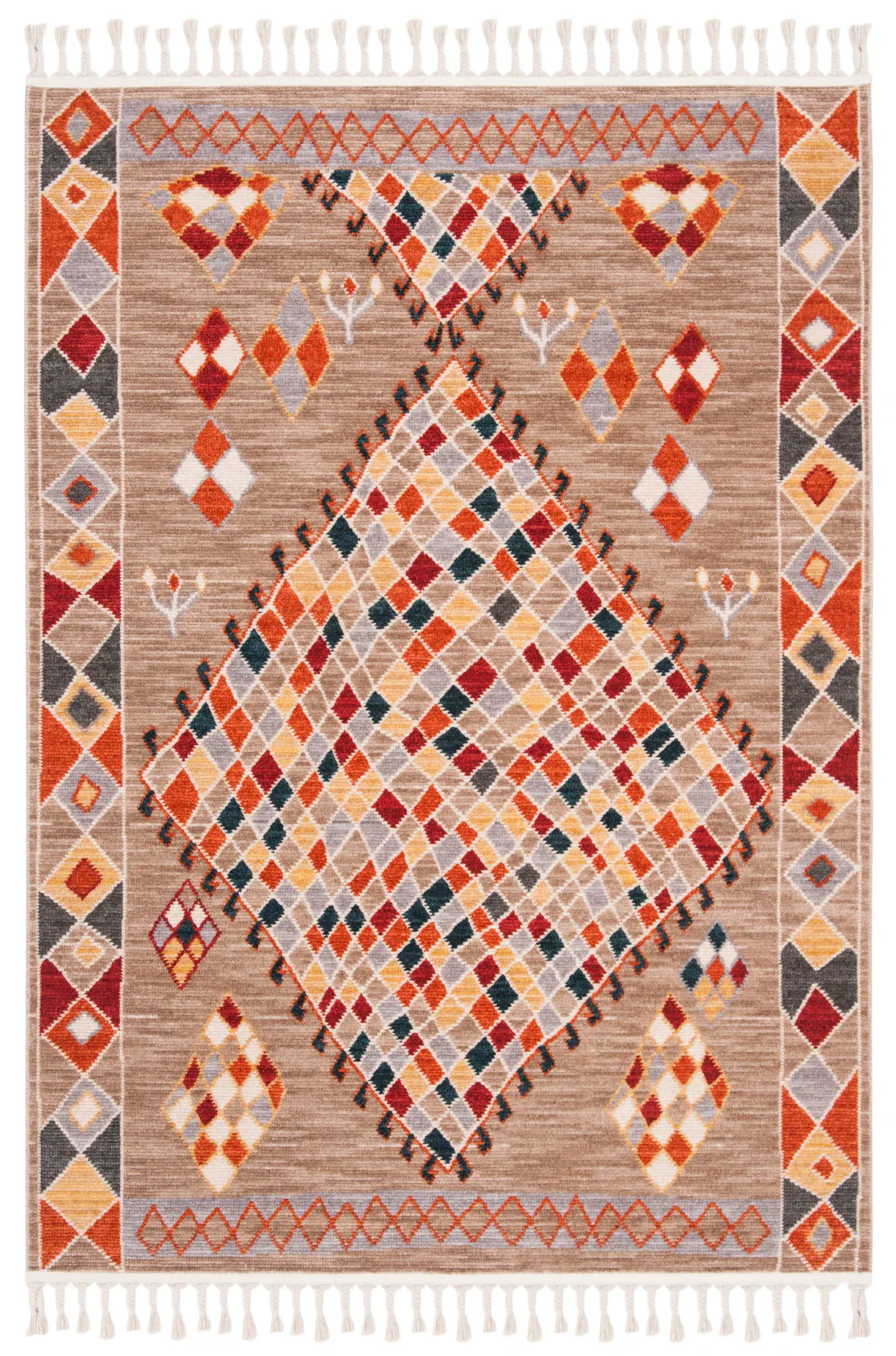 Farmhouse Tribal Diamond Rug