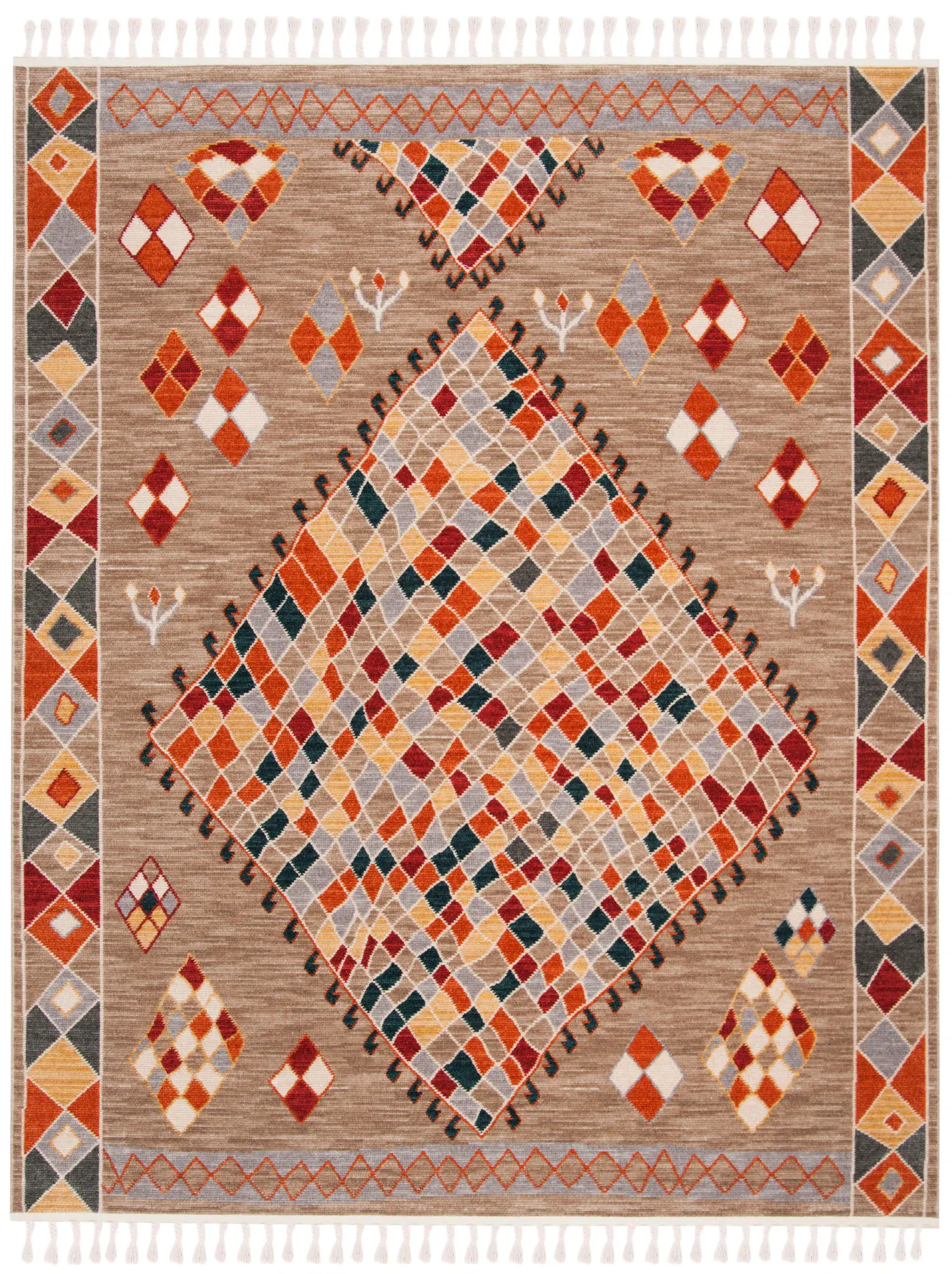 Farmhouse Tribal Diamond Rug
