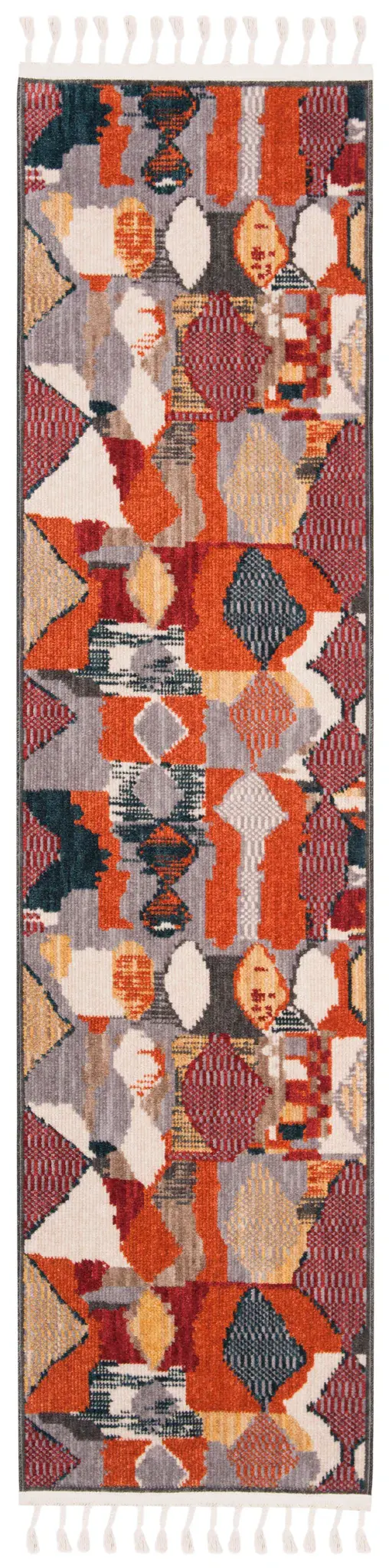 Farmhouse Abstract Diamond Rug