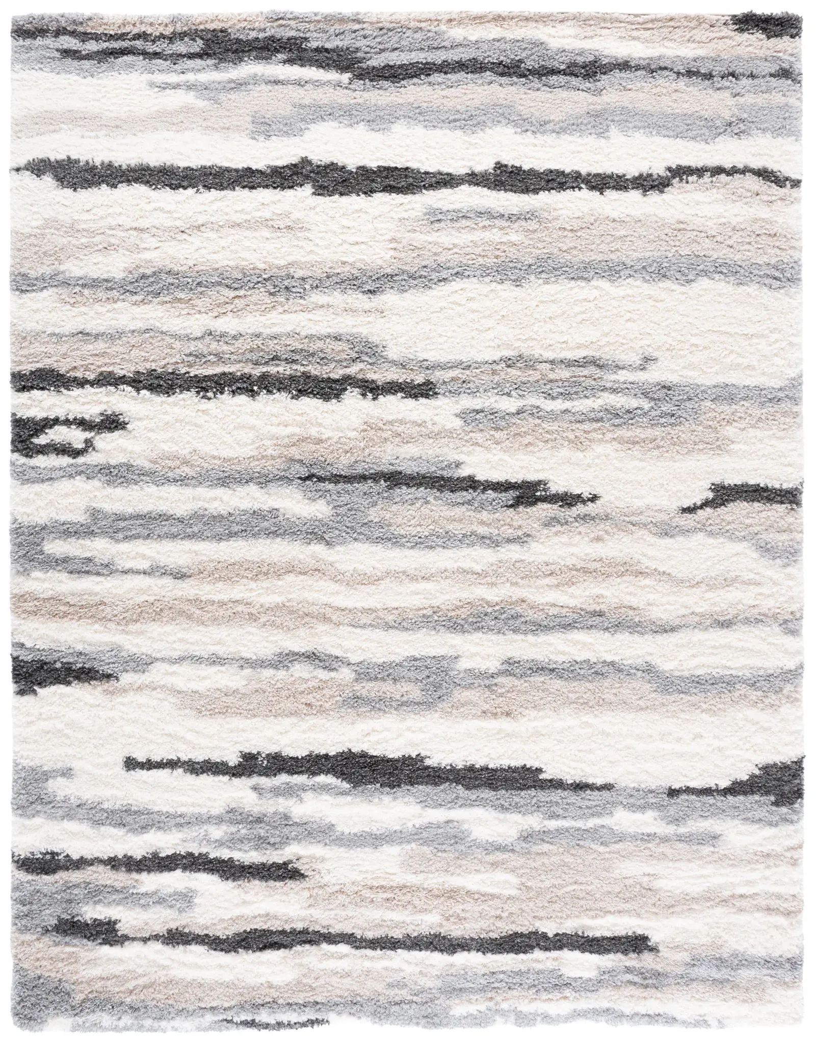 Fontana Striated Stripes Shag Rug