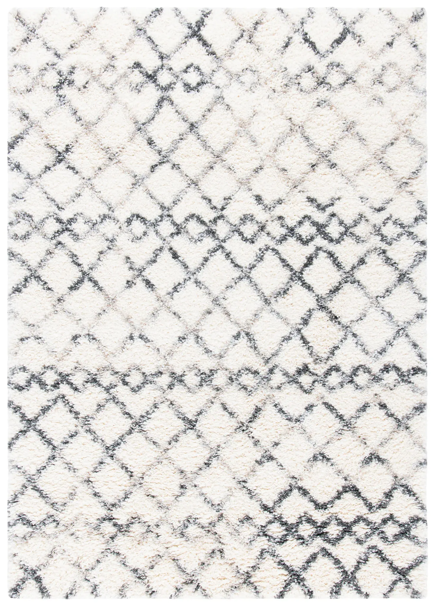 Fontana Tribal Lattice Shag Rug
