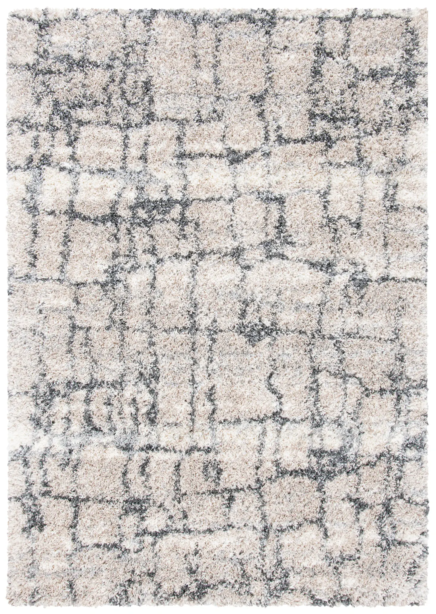 Fontana Broken Grid Shag Rug
