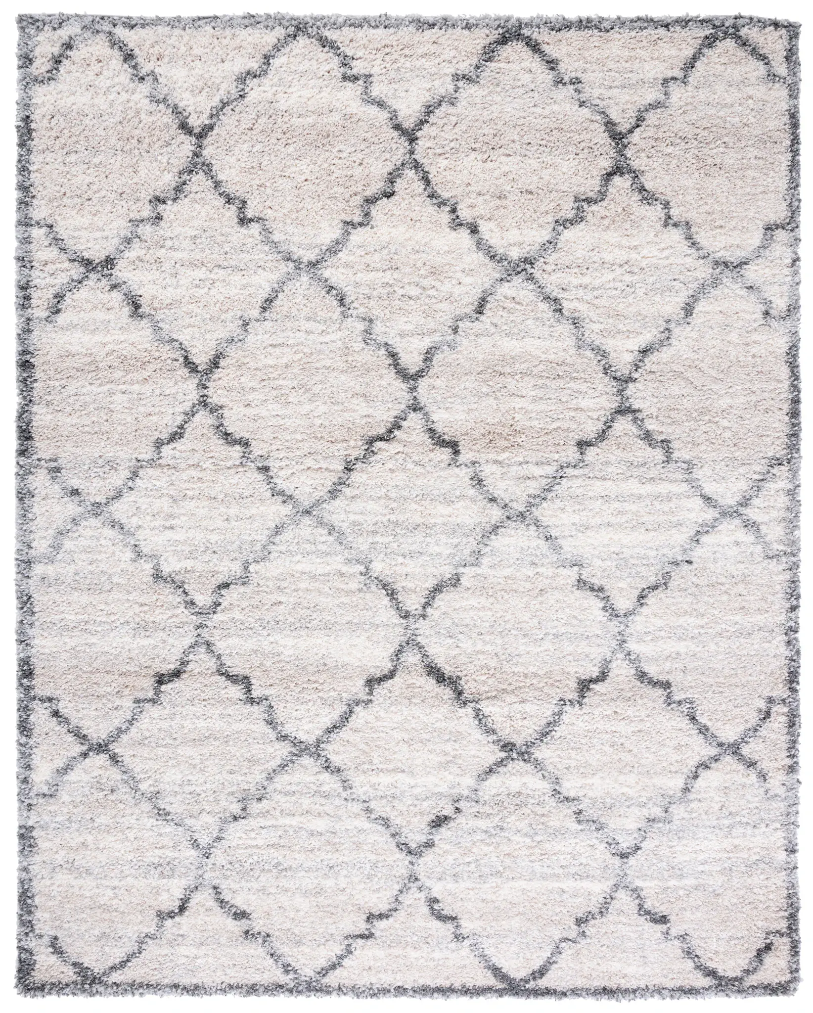 Fontana Scalloped Trellis Shag Rug