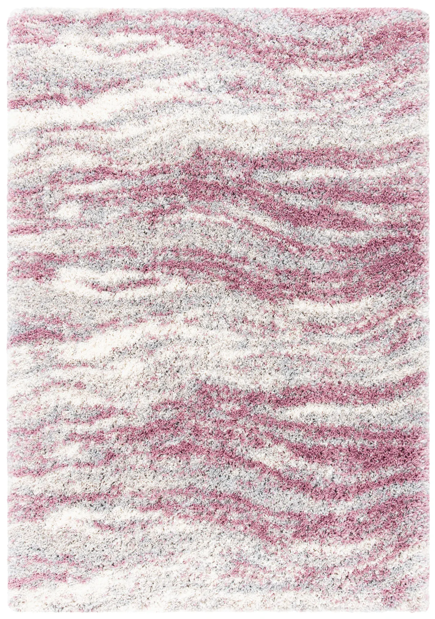 Fontana Abstract Wave Shag Rug