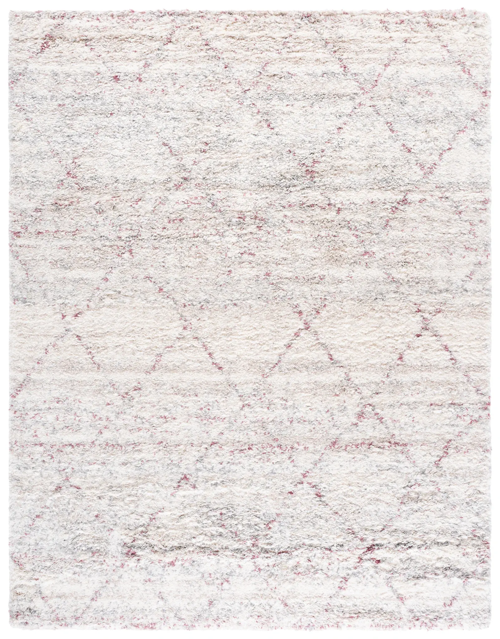 Fontana Diamond Lattice Shag Rug