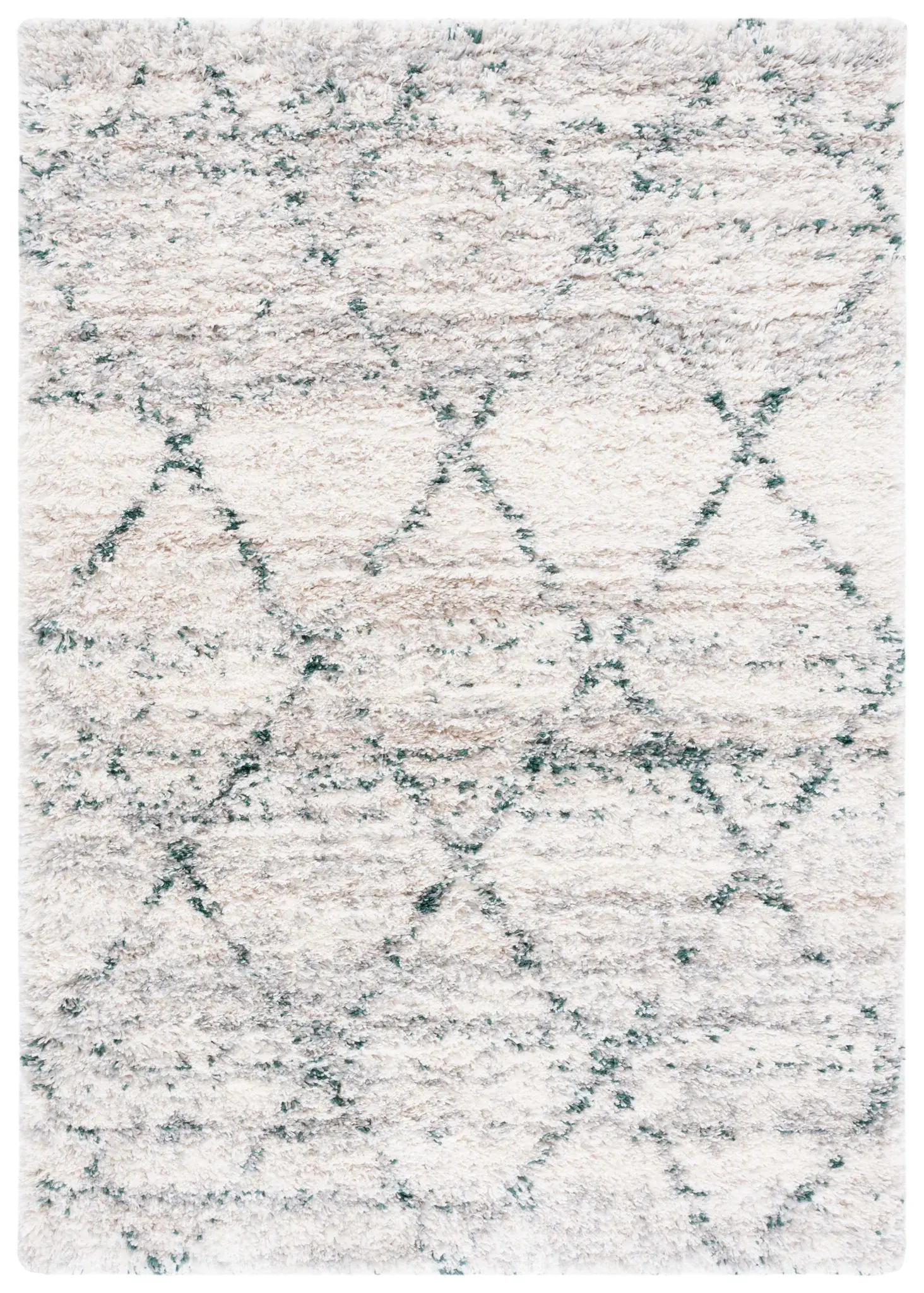 Fontana Diamond Lattice Shag Rug