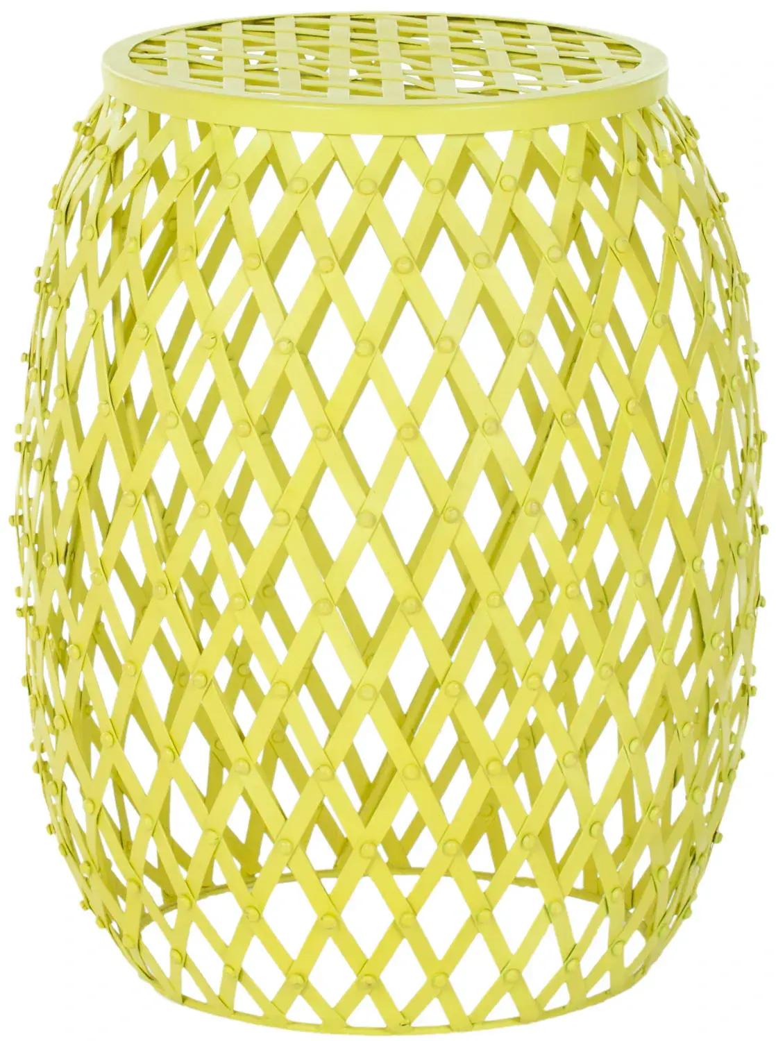 Evan Iron Strips Stool