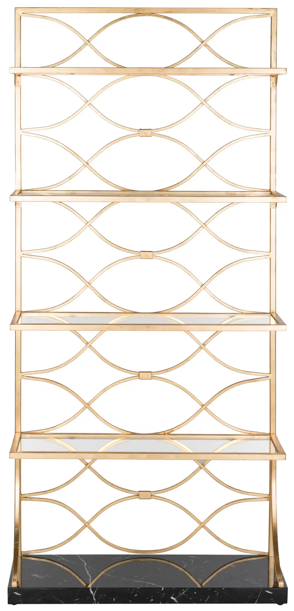 Spano Four-Tier Marble Base Etagere
