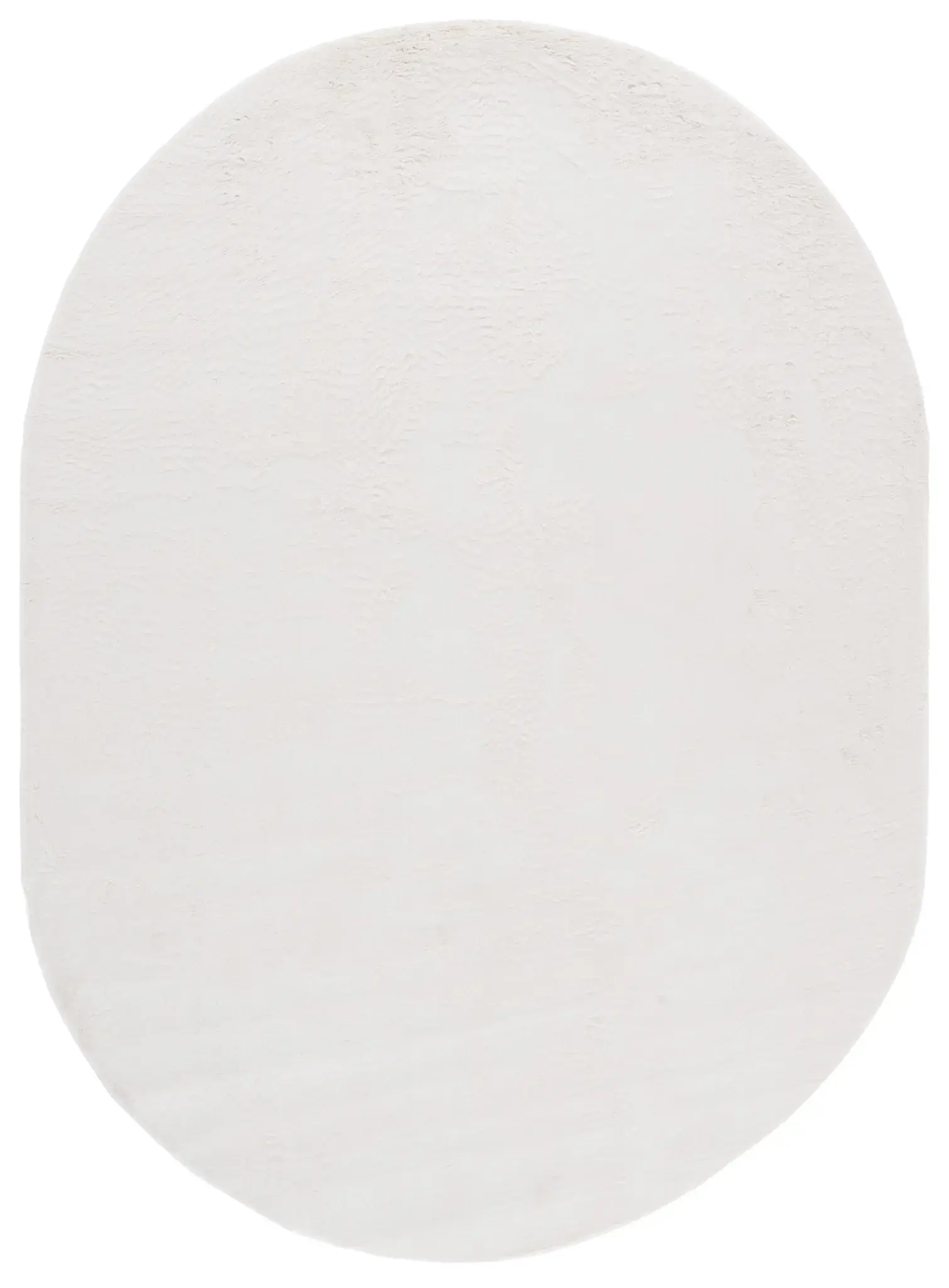 Faux Rabbit Fur Solid Washable Rug