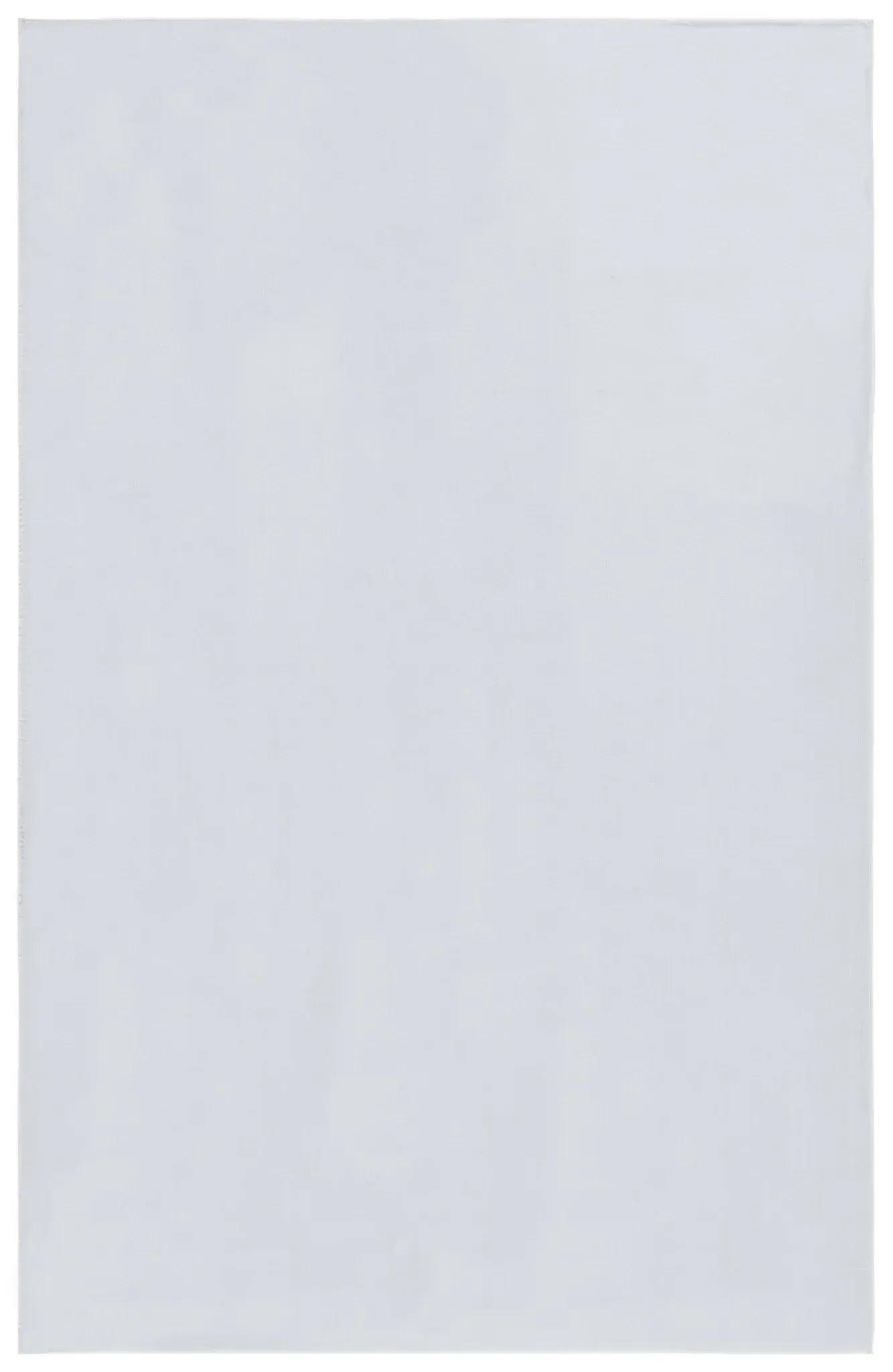 Faux Rabbit Fur Solid Washable Rug