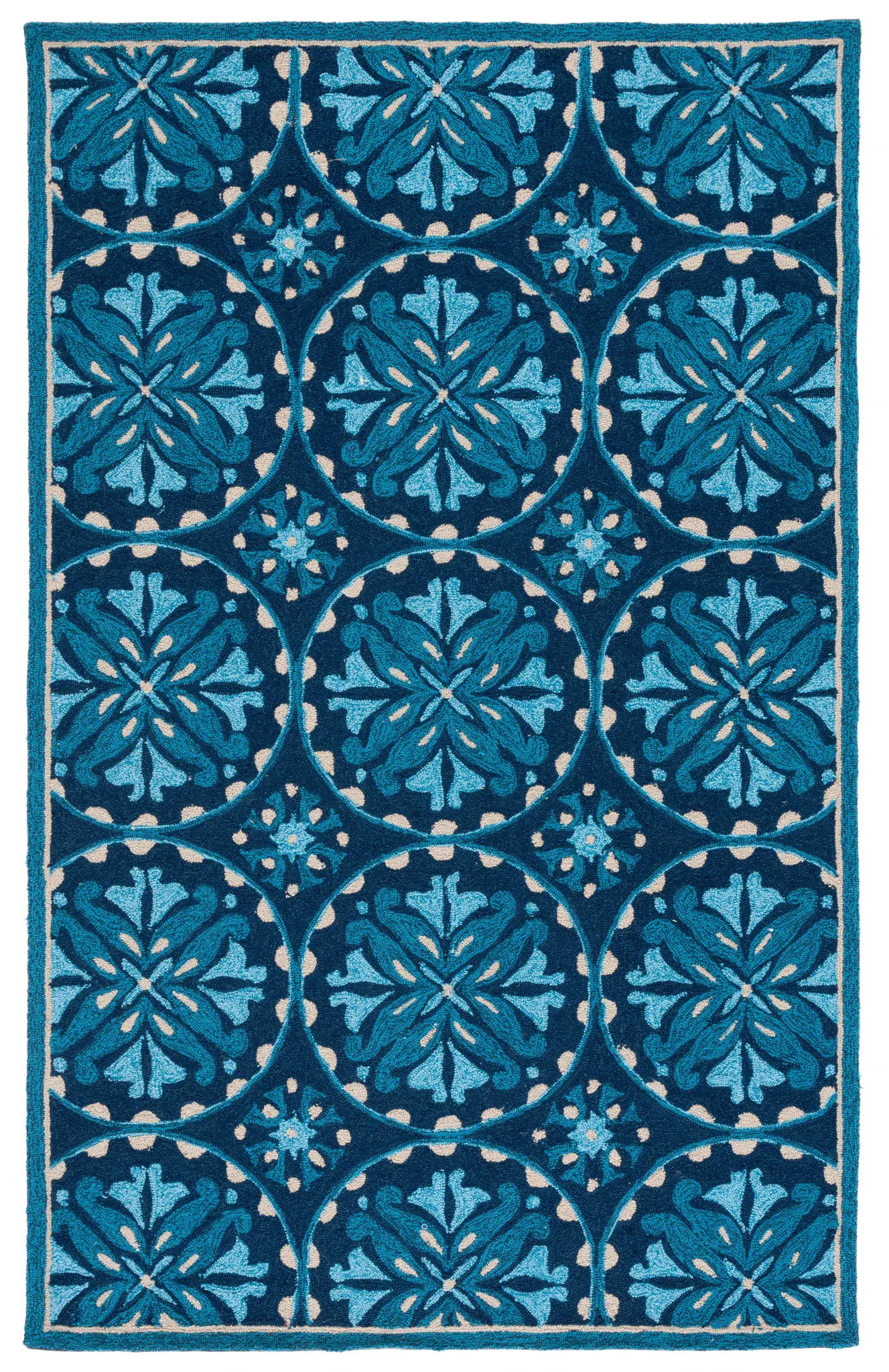Four Seasons Circular Medallion Outdoor Rug