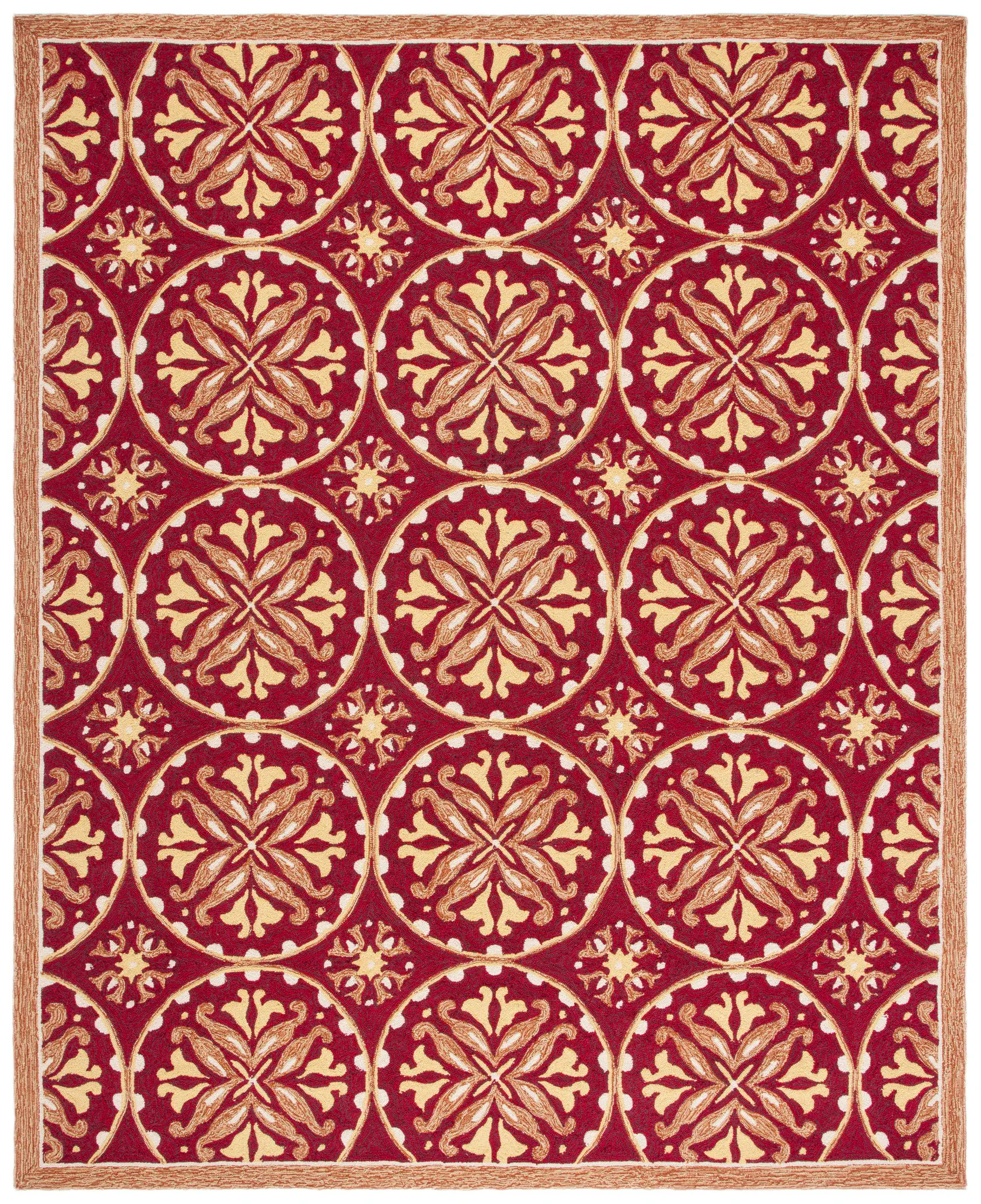 Four Seasons Circular Medallion Outdoor Rug