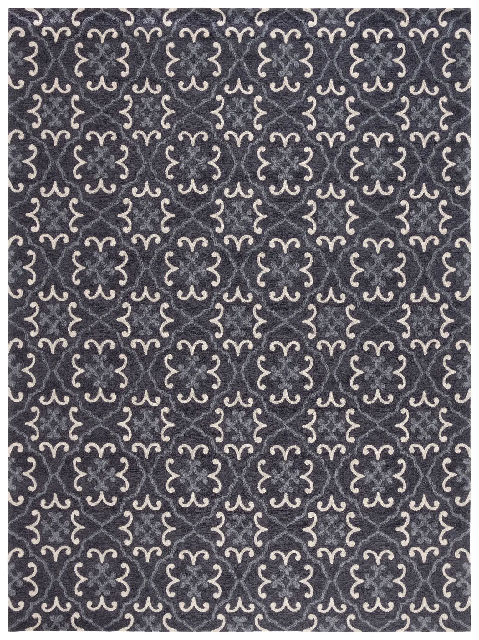 Four Seasons Trellis Hand-Hooked Rug