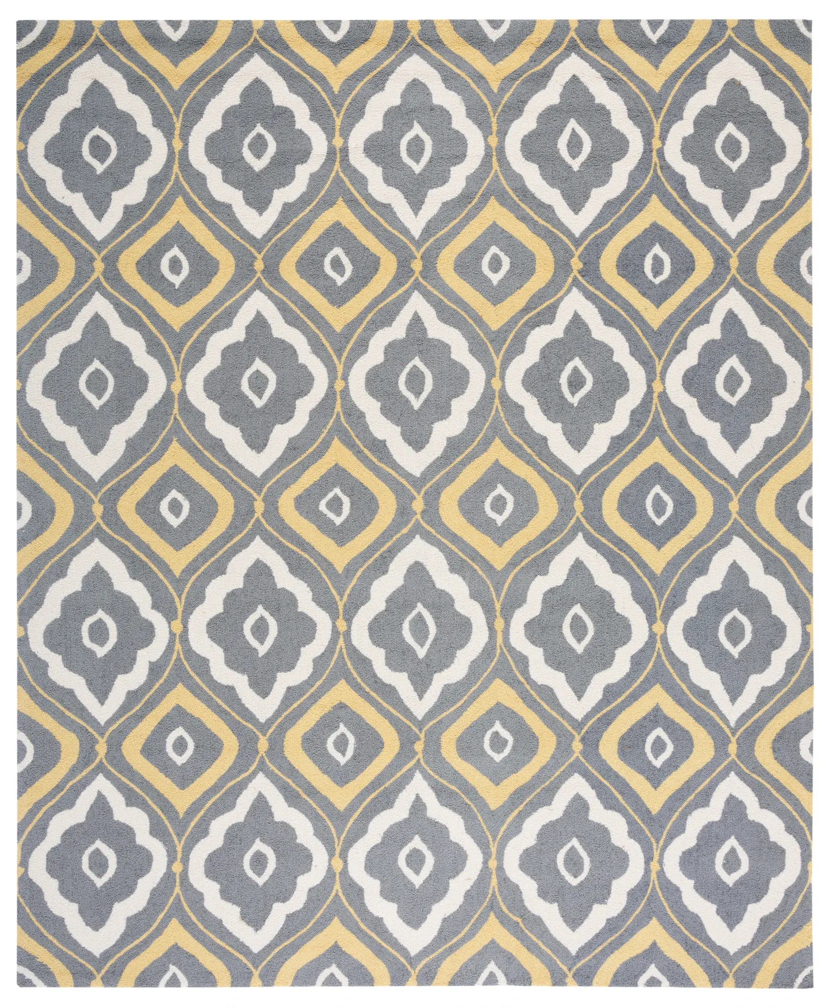 Four Seasons Ogee Trellis Hand-Hooked Rug