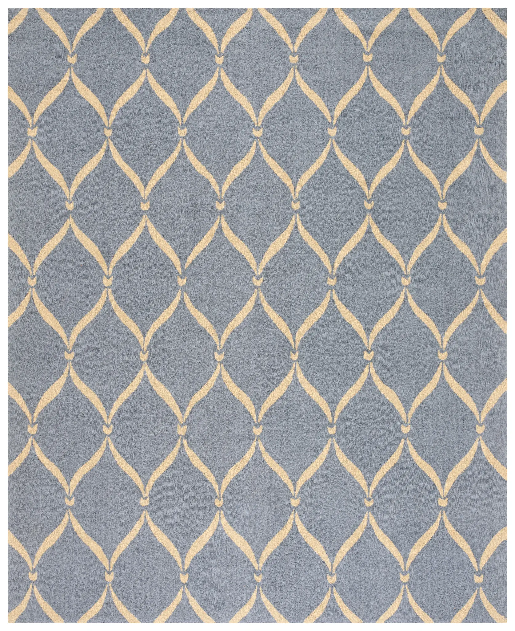 Four Seasons Rope Trellis Hand-Hooked Rug