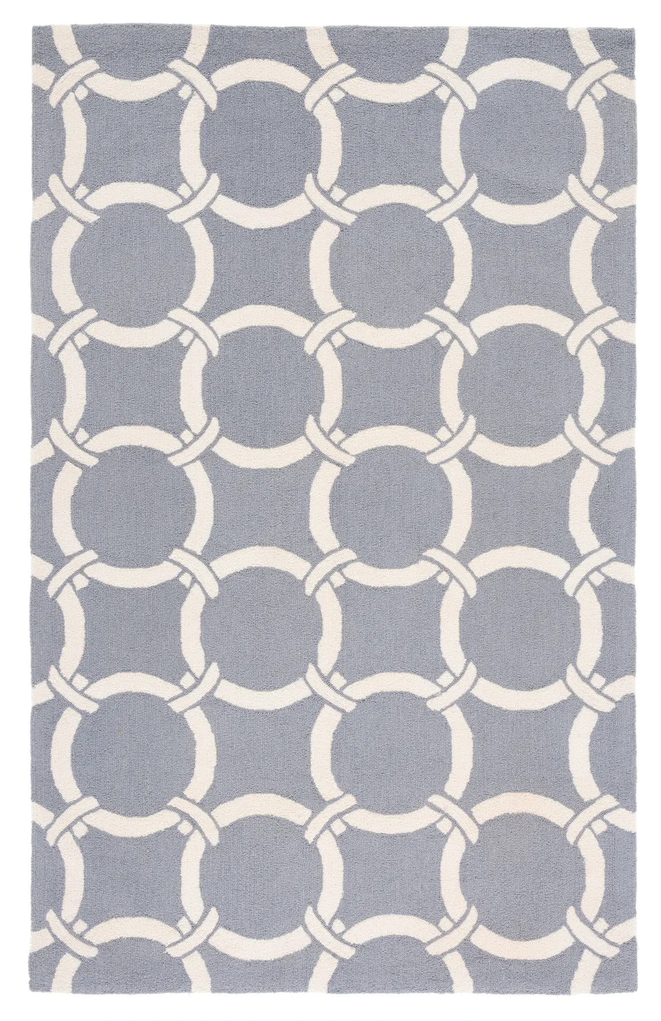 Four Seasons Interlocking Ring Hand-Hooked Rug