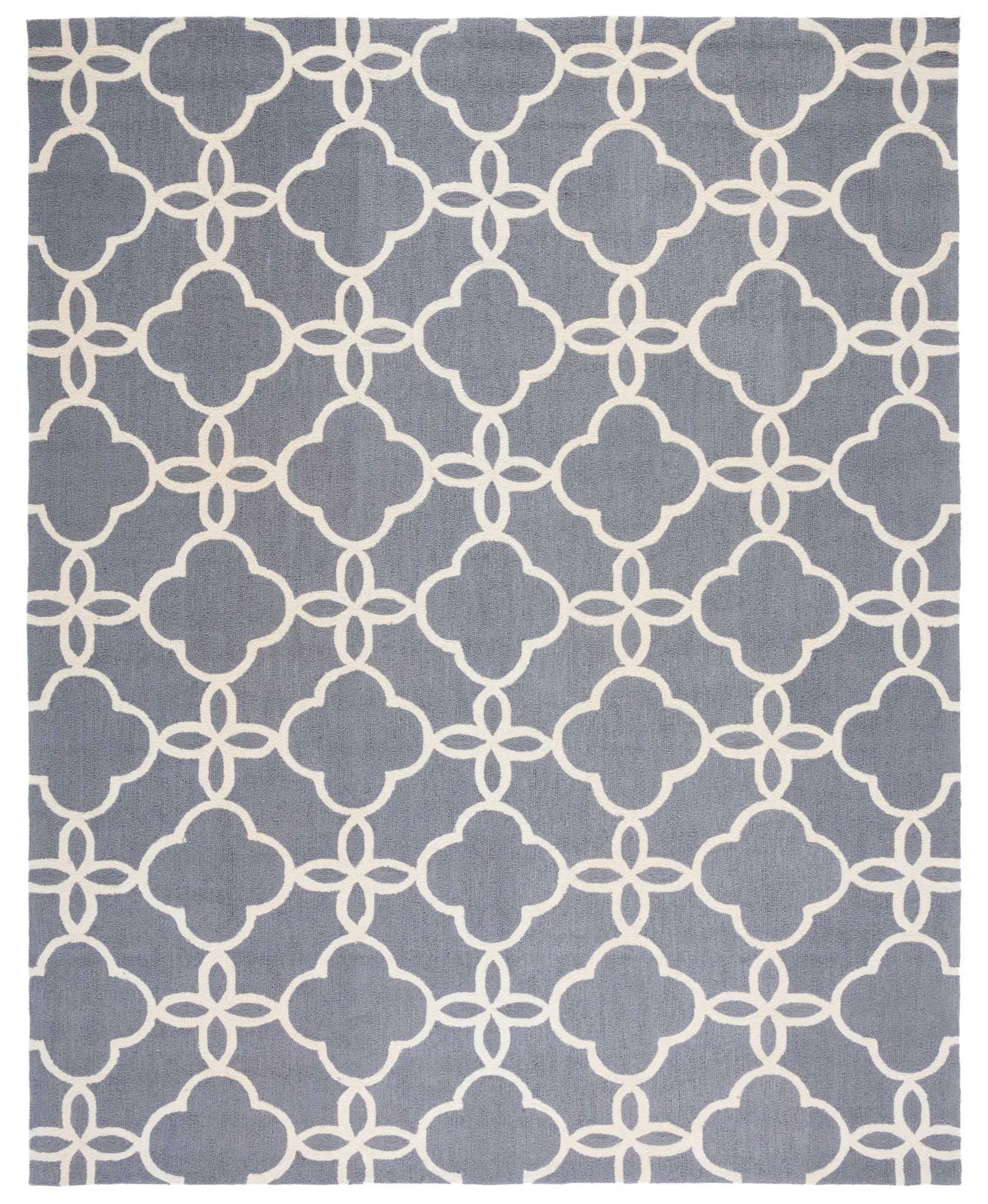 Four Seasons Clover Trellis Hand-Hooked Rug