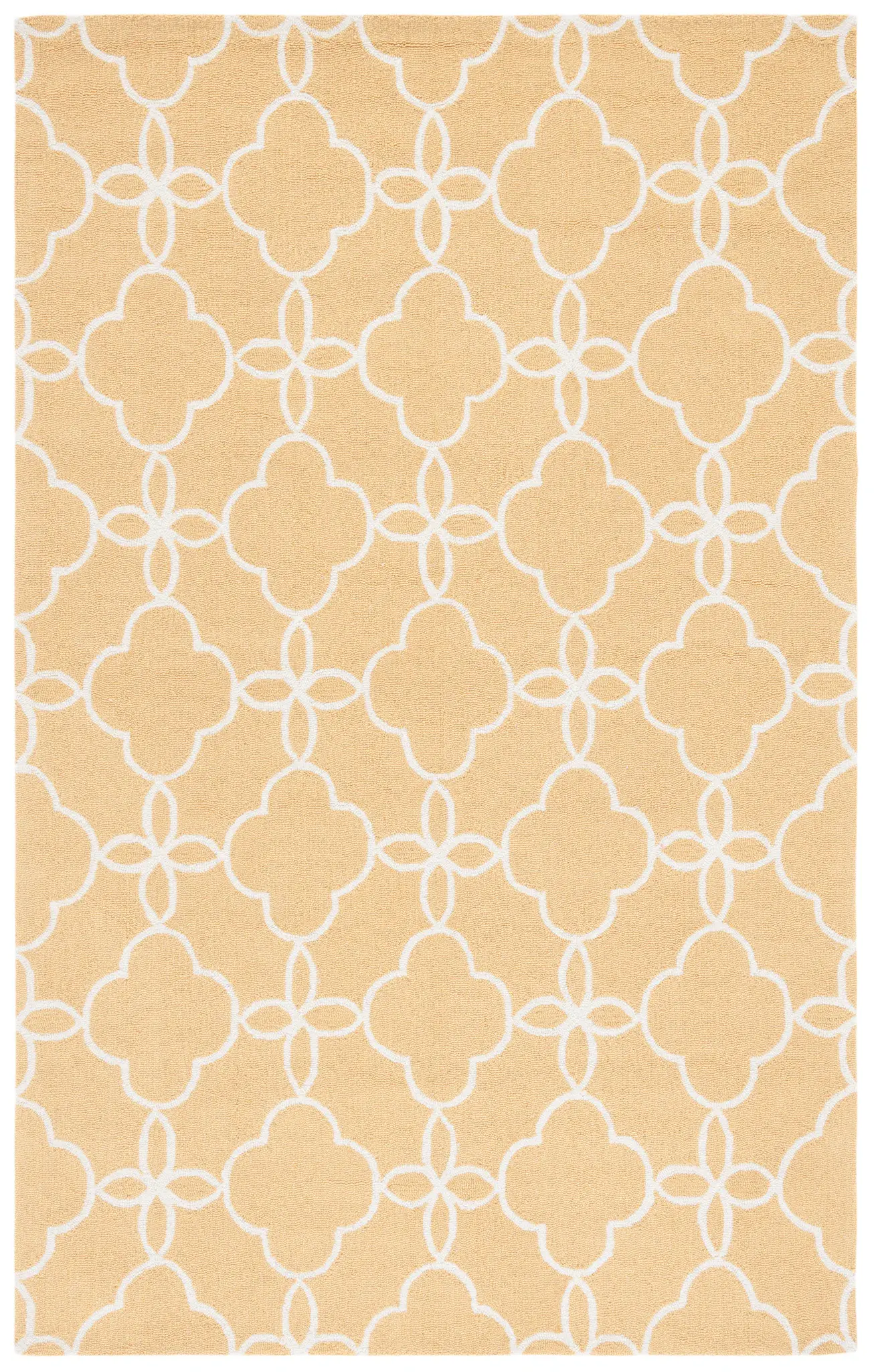 Four Seasons Clover Trellis Hand-Hooked Rug