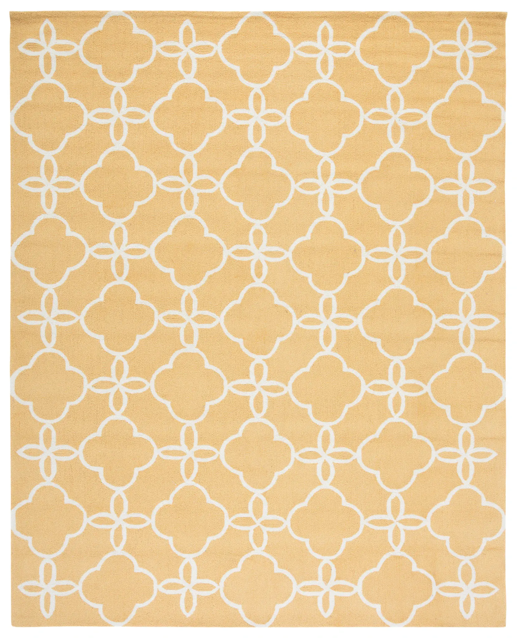 Four Seasons Clover Trellis Hand-Hooked Rug