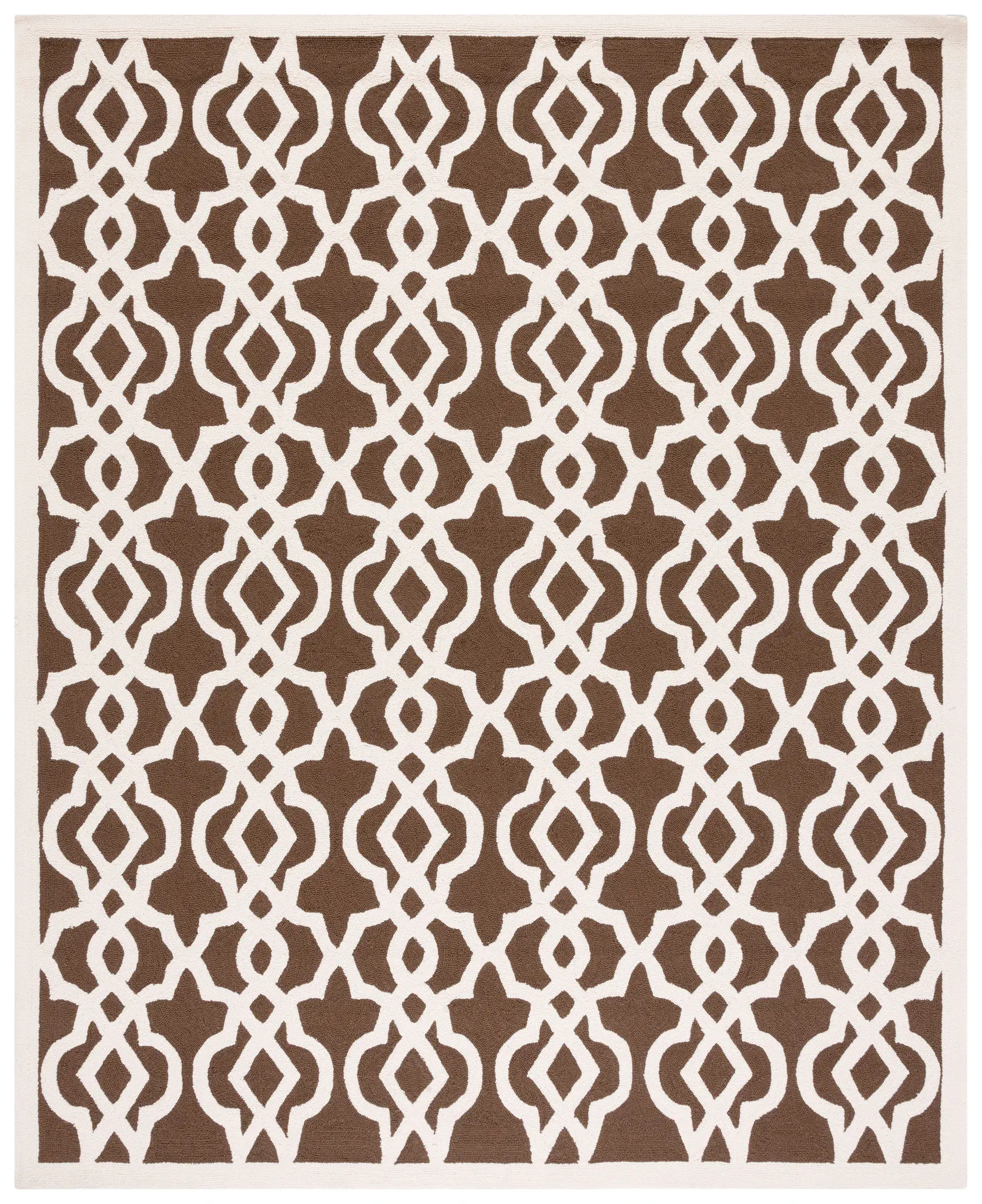Four Seasons Interlocking Trellis Hand-Tufted Rug
