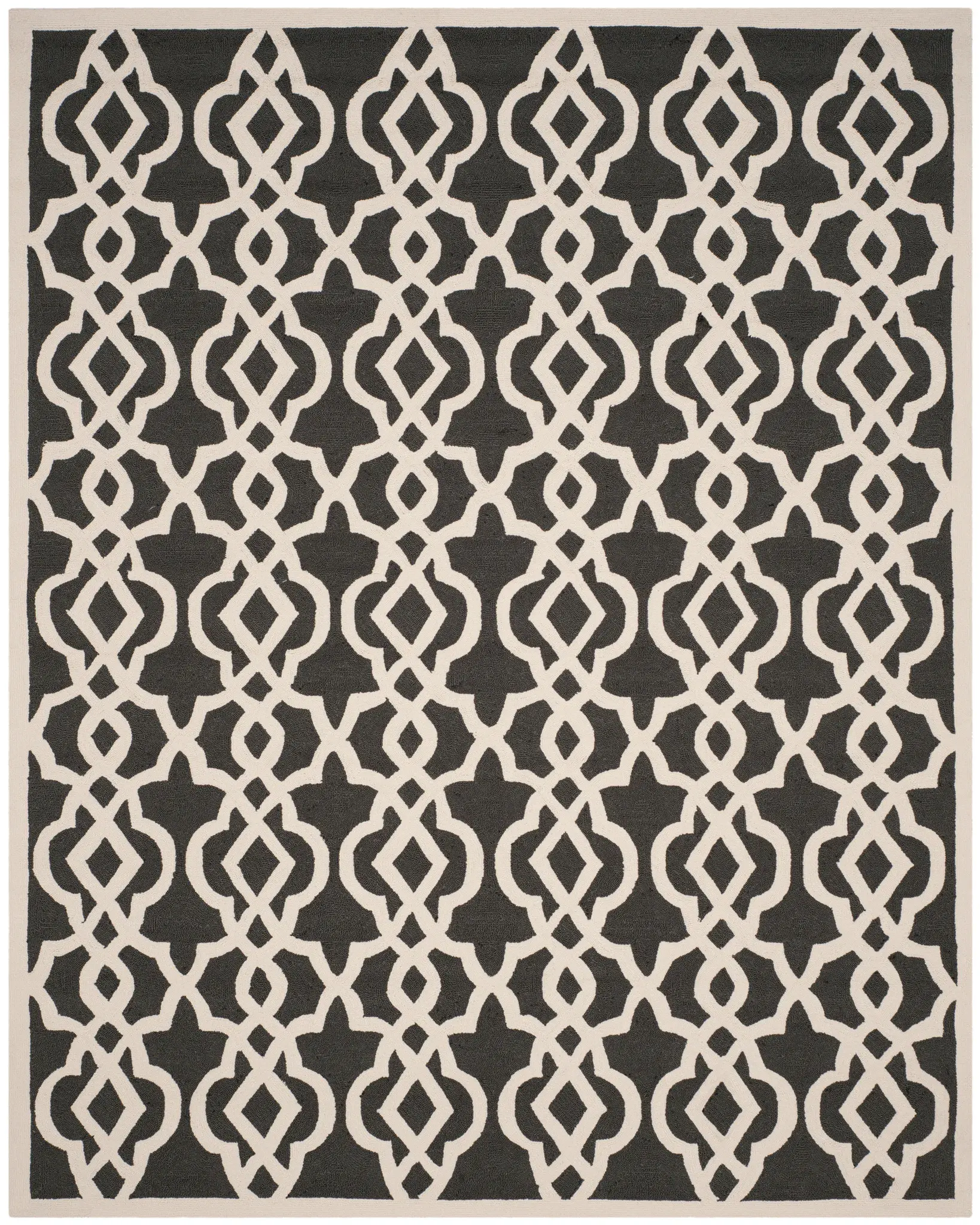Four Seasons Interlocking Trellis Hand-Tufted Rug