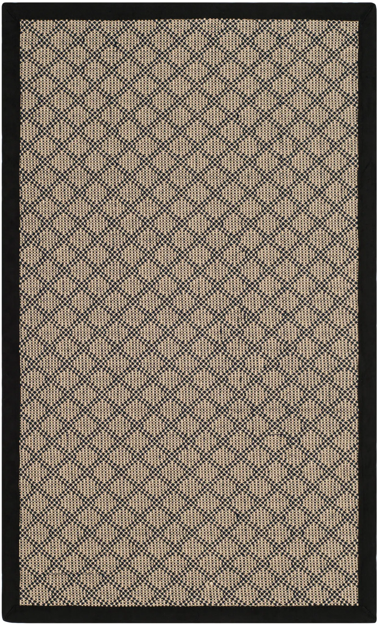 Four Seasons Diamond Grid Bordered Rug