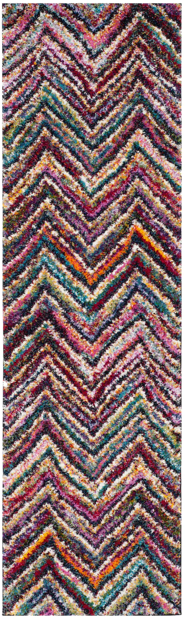 Fiesta Chevron Shag Rug