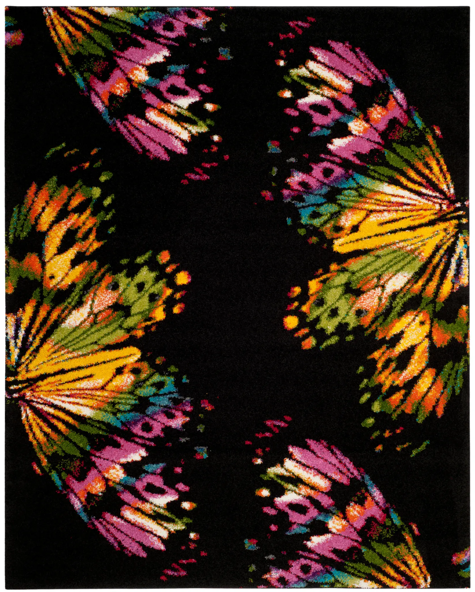 Fiesta Butterfly Shag Rug