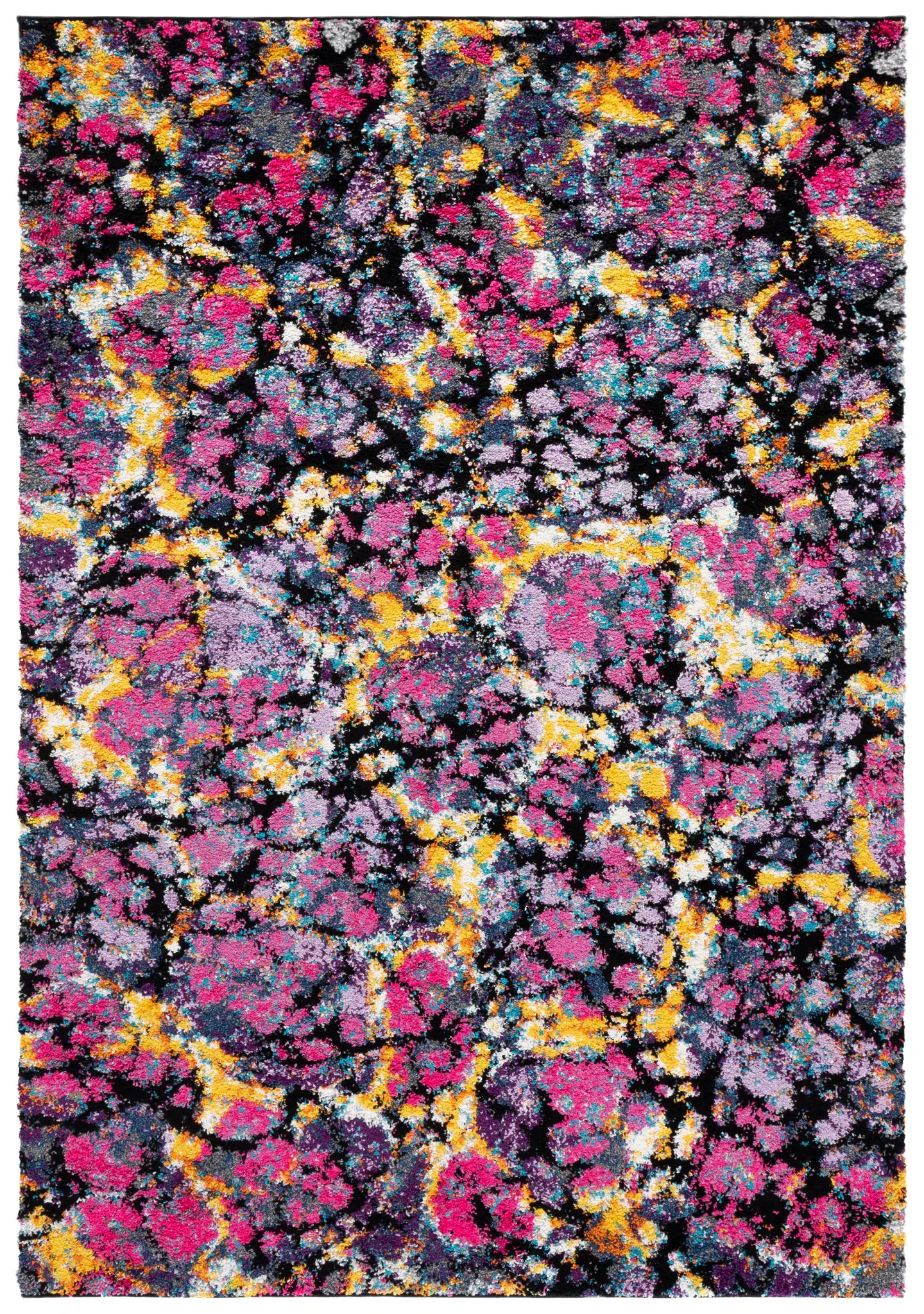 Fiesta Abstract Shag Rug
