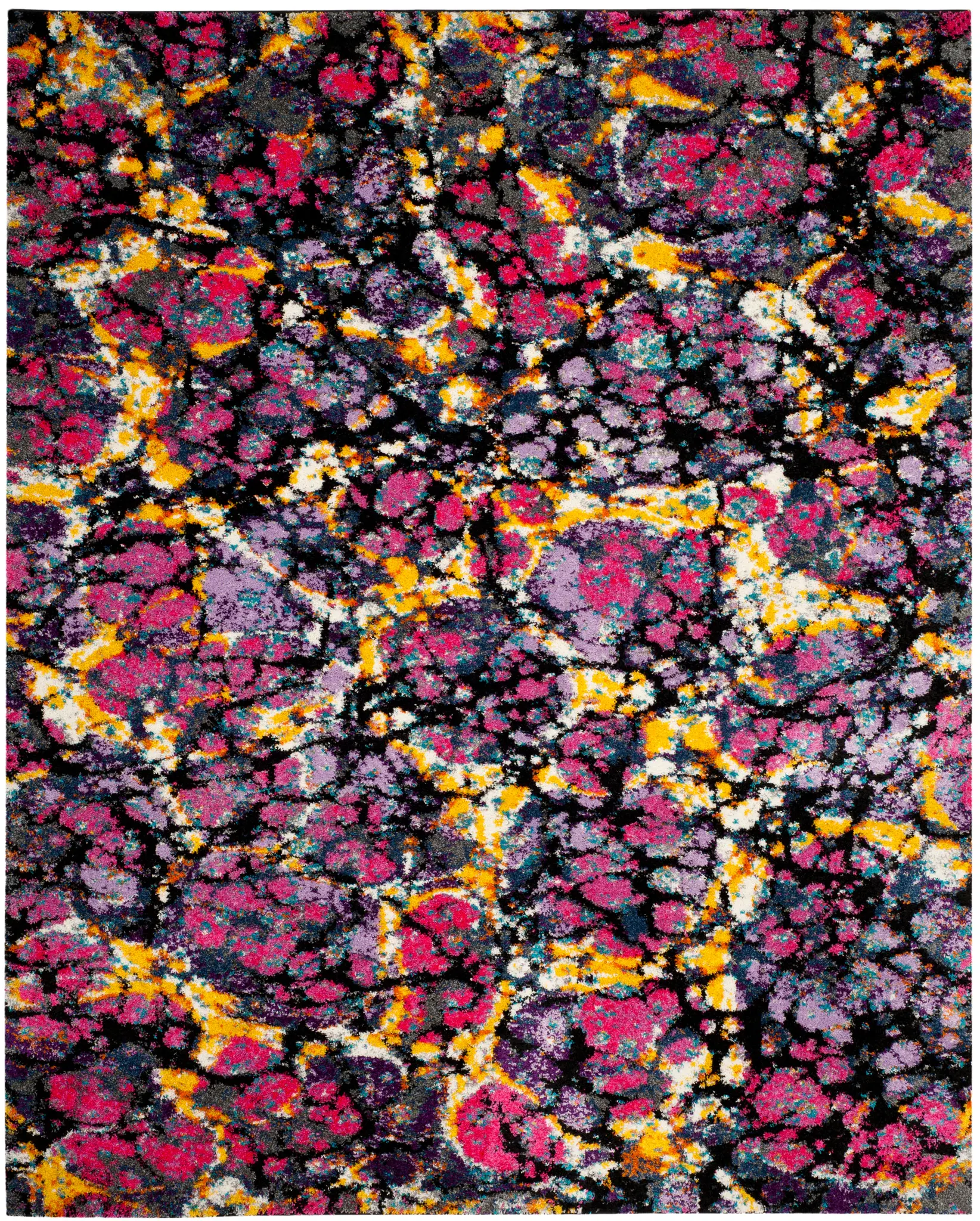 Fiesta Abstract Shag Rug
