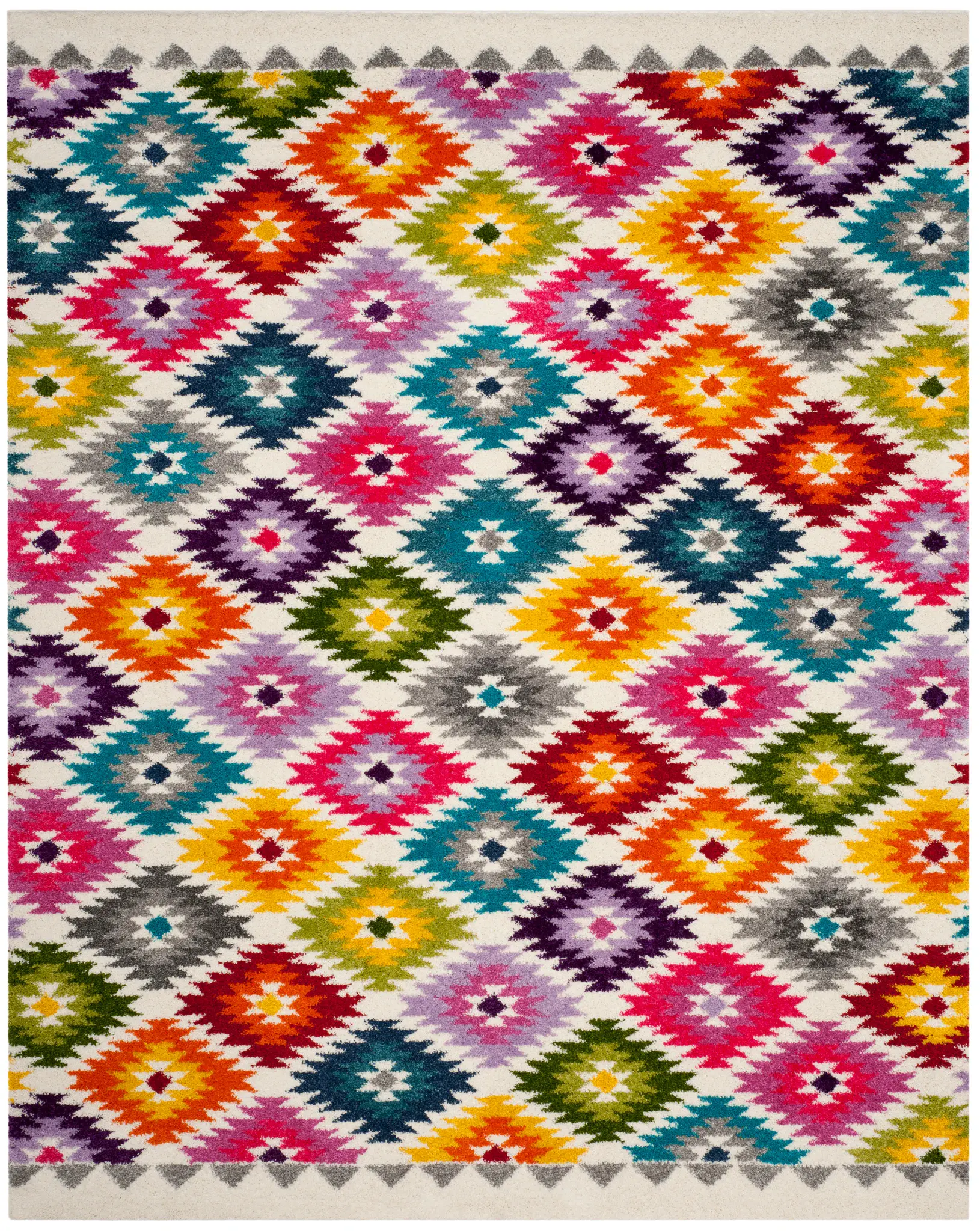 Fiesta Diamond Shag Rug