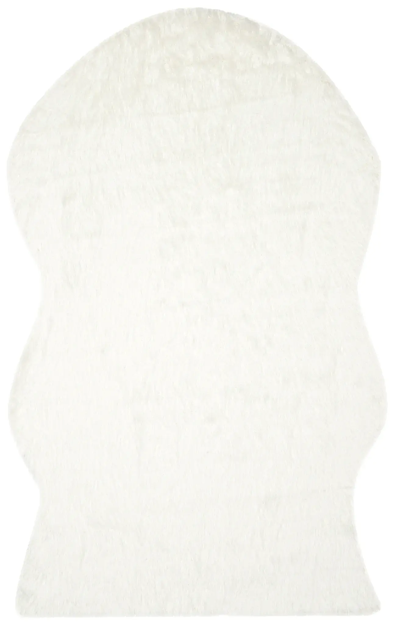 Faux Sheep Skin Scandinavian Solid Shag Rug