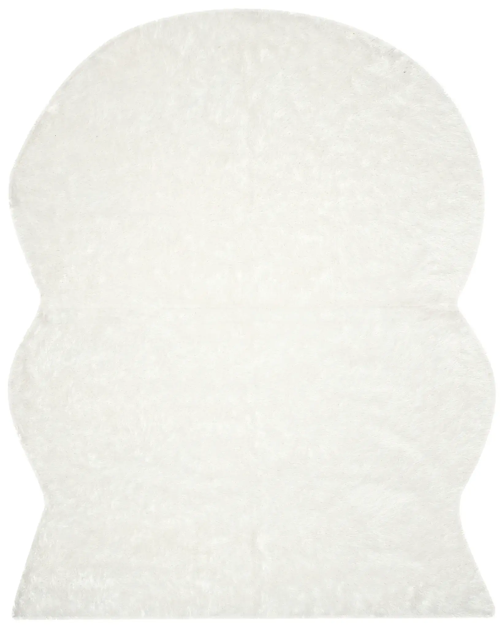 Faux Sheep Skin Scandinavian Solid Shag Rug