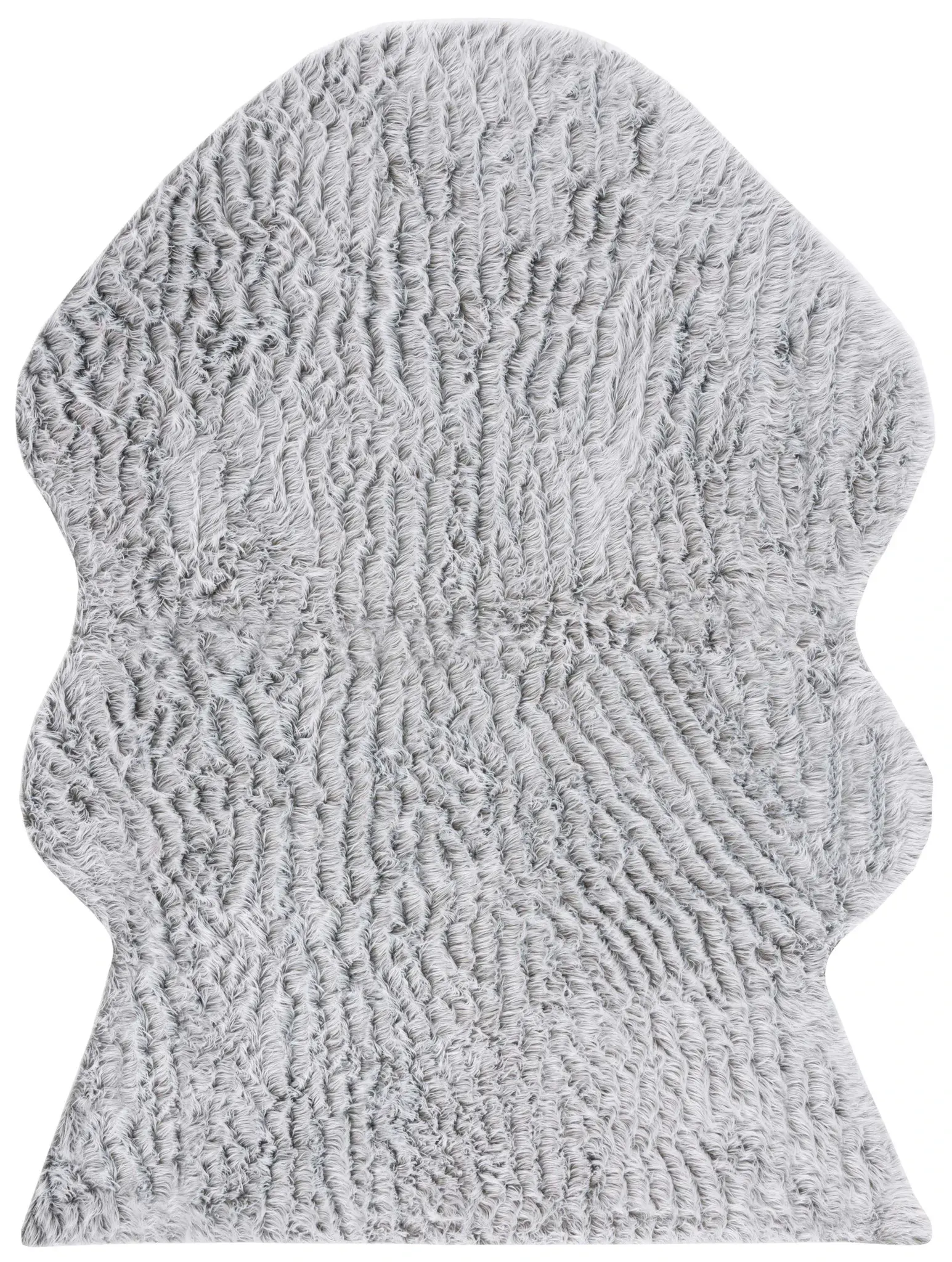 Faux Sheep Skin Solid Pelt Shag Rug